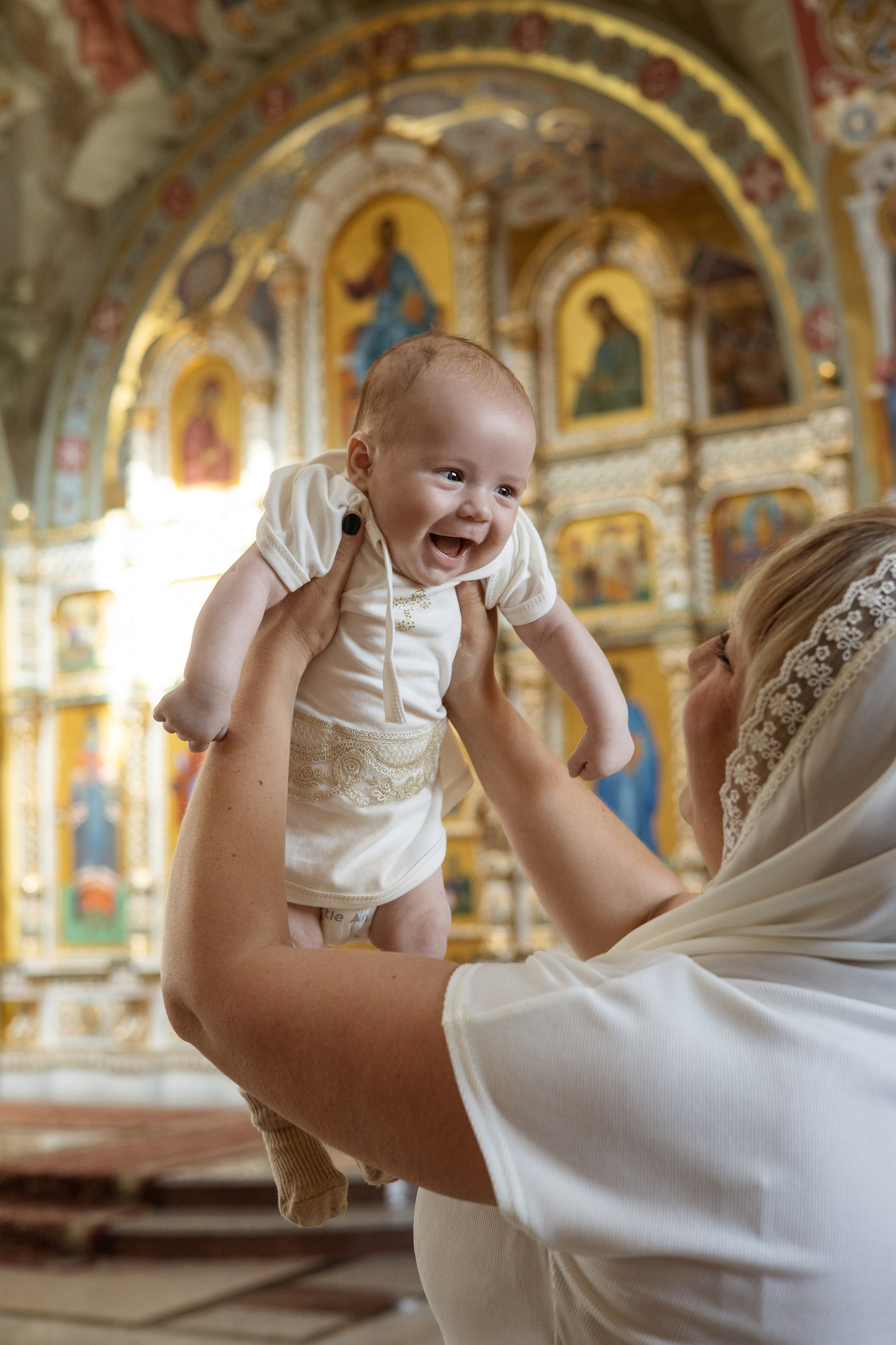 Съемка Таинство Крещения. Фотограф новорожденных Воронеж