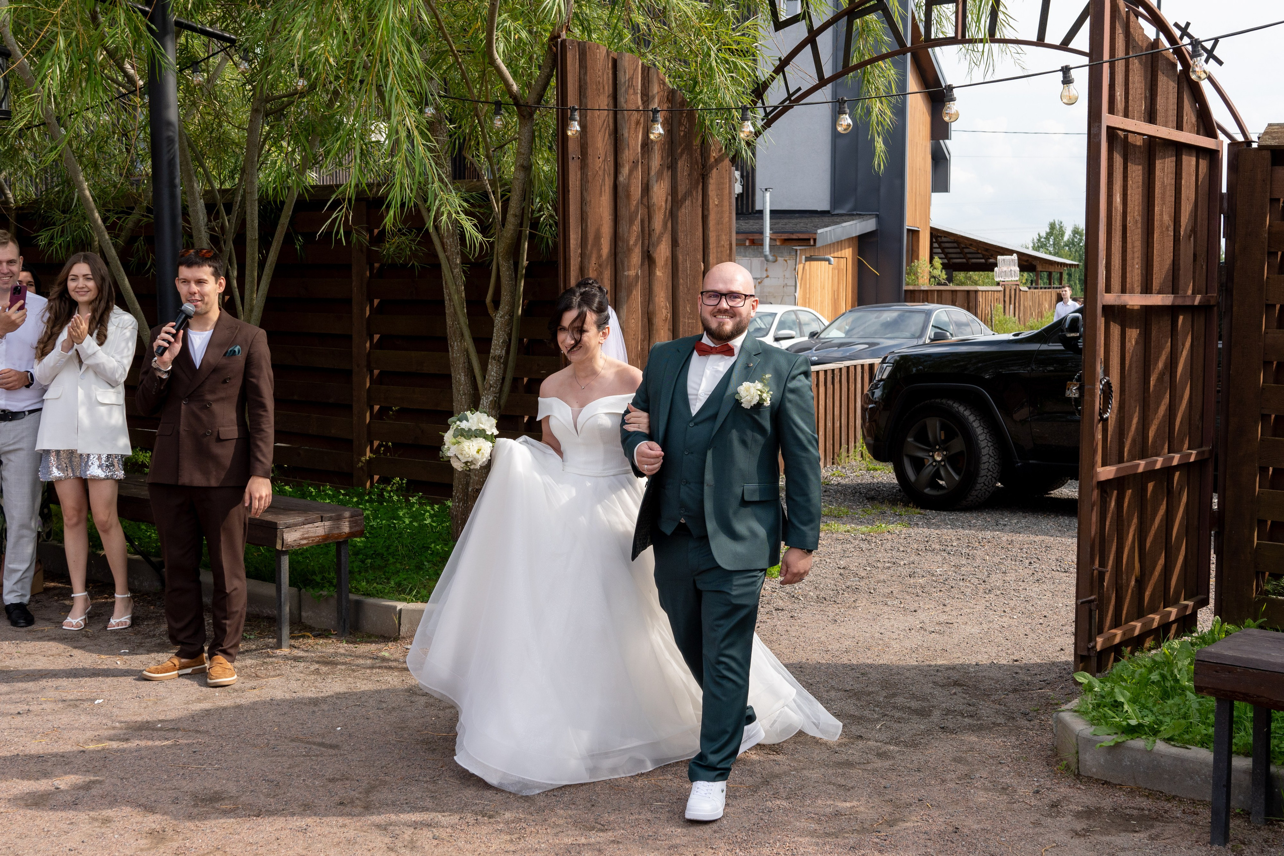 Банкет в ресторане «Амбар № 1» в городе Петергофе. Свадебный фотограф Александр Невский в Санкт-Петербурге