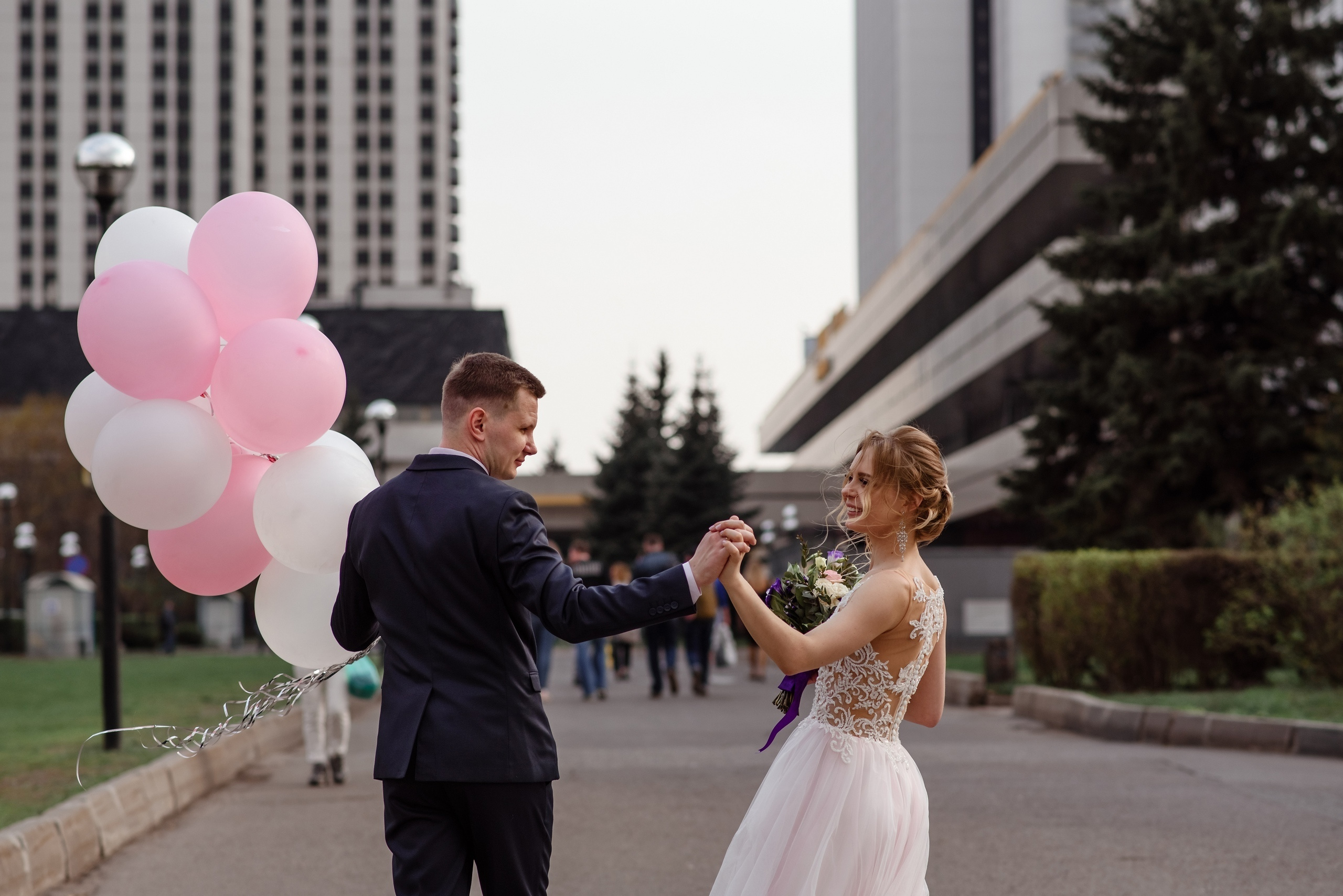 Ветер с моря дул… нагонял любовь ;). Свадебный фотограф и визажист в Москве Кристина Палько