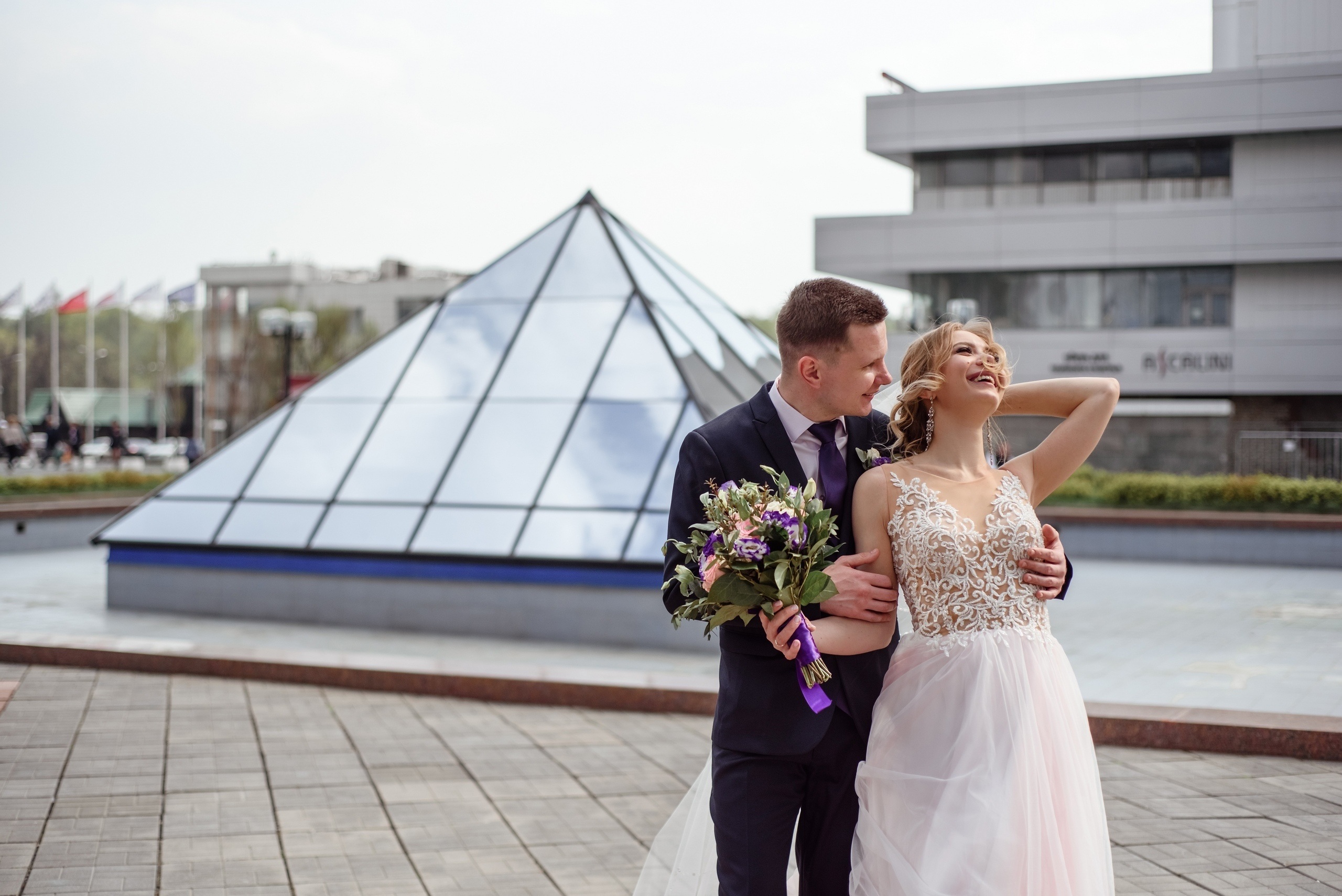 Ветер с моря дул… нагонял любовь ;). Свадебный фотограф и визажист в Москве Кристина Палько