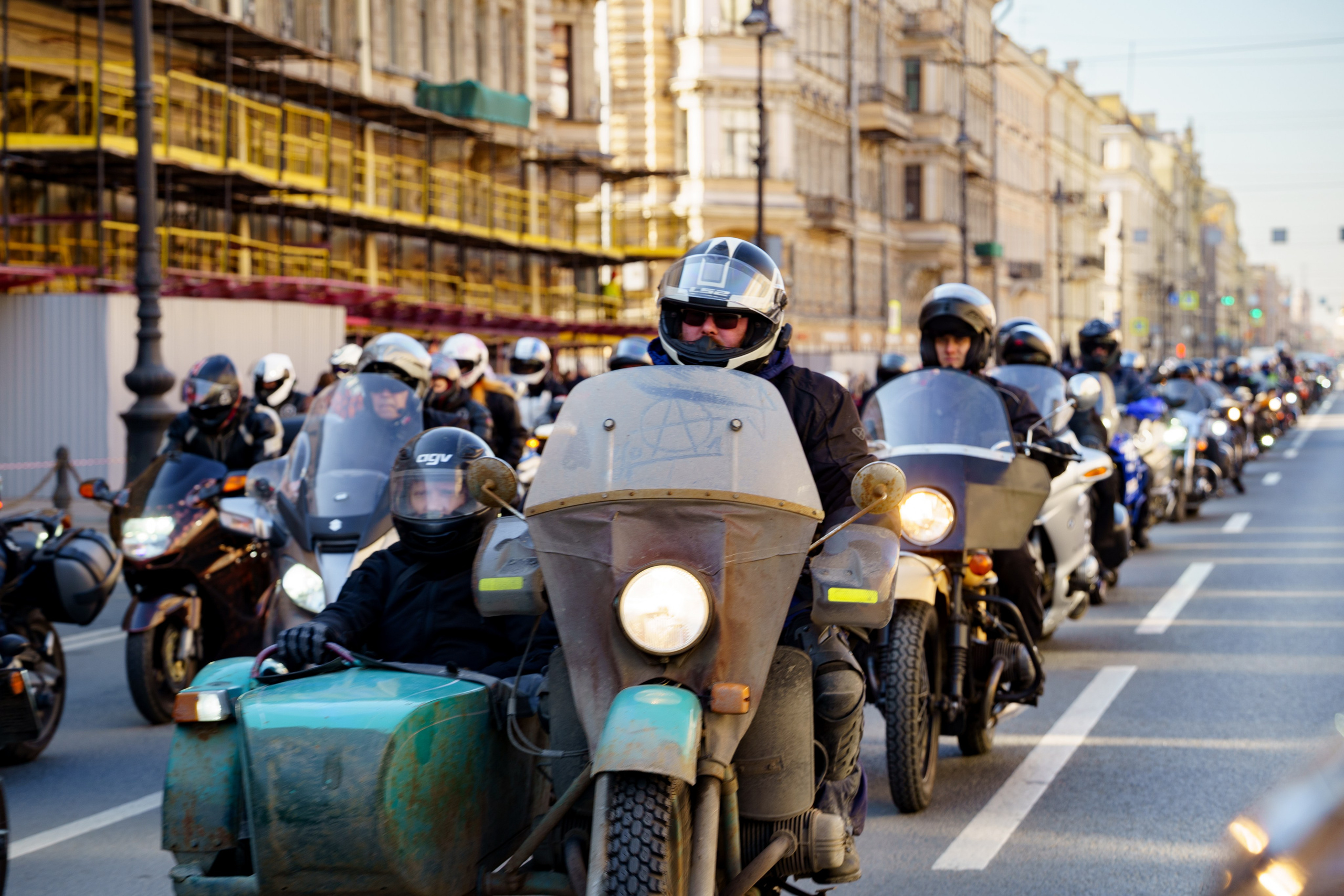 Прохват мотоклуба Norman Riders ч.1. Концертный и репортажный фотограф в Санкт-Петербурге Слава Пахомов