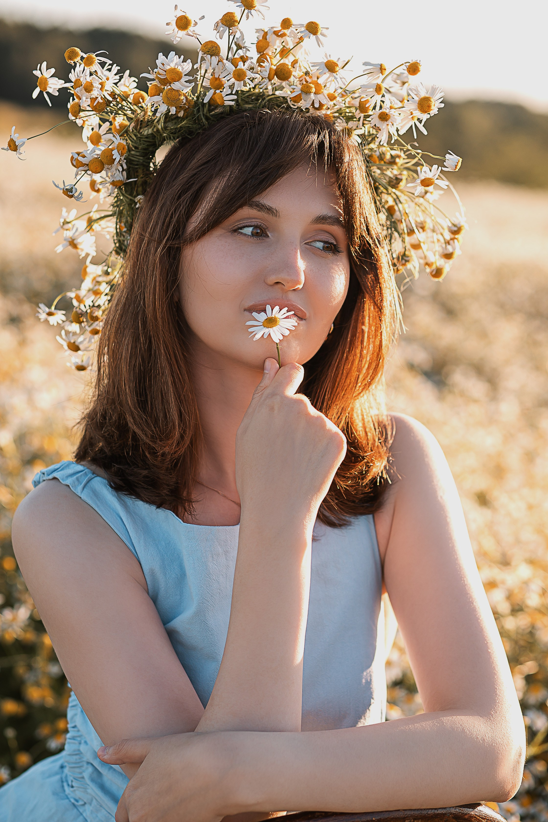 Оксана. Фотодень в ромашках. Свадебный и семейный фотограф в Колпино и СПб Юлия Папанова