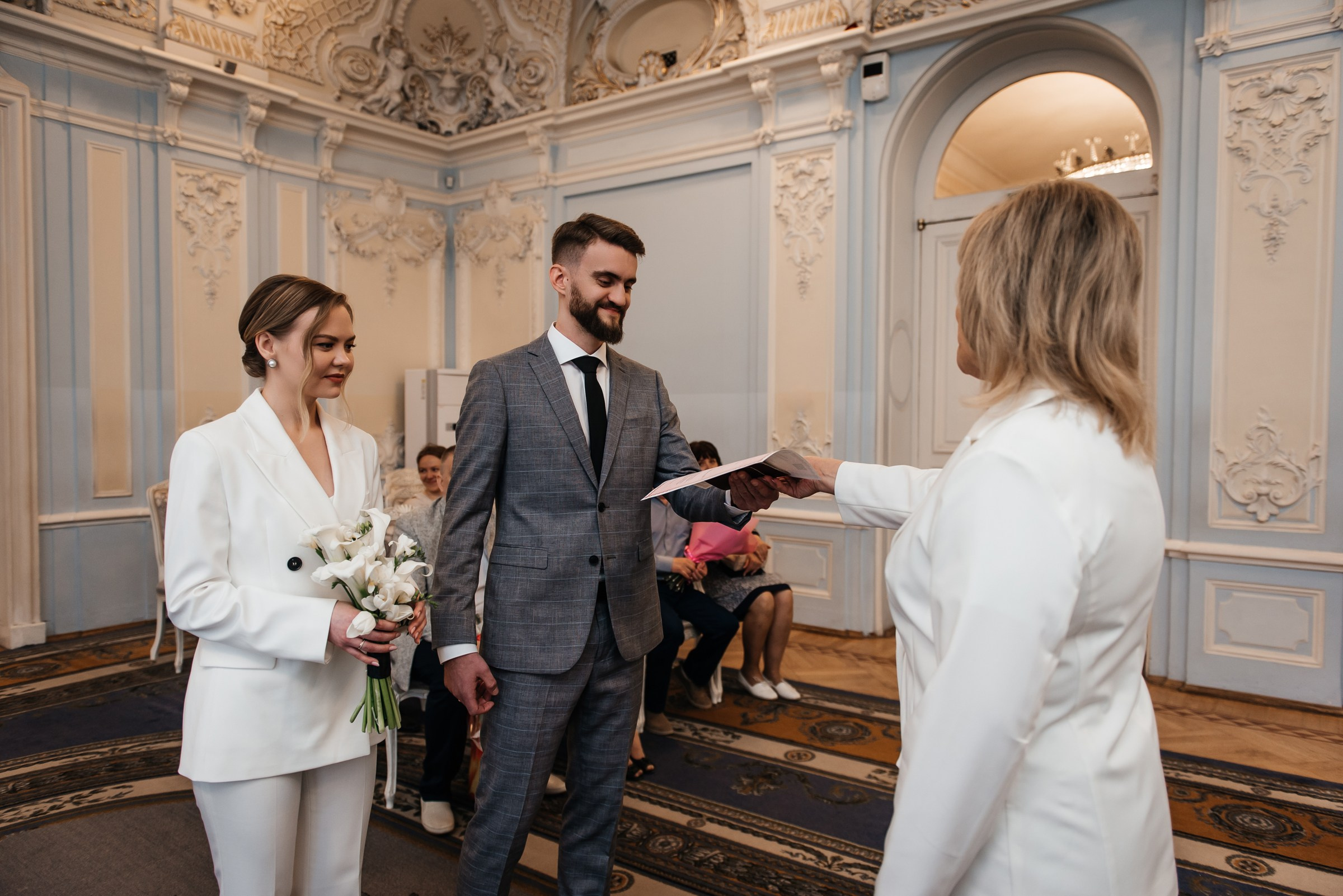 регистрация брака во Дворце Бракосочетания 2 на Фурштадской