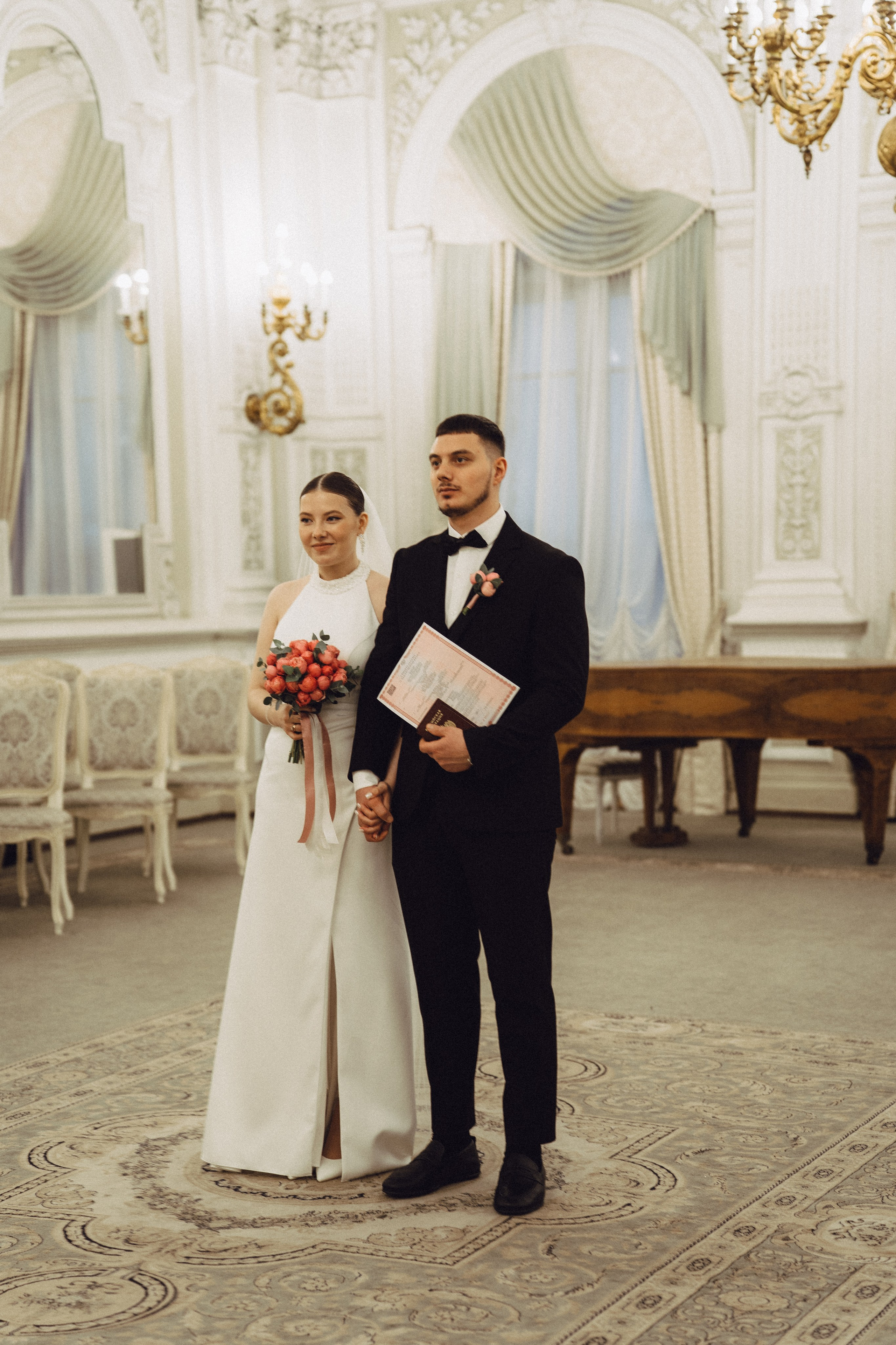 СВАДЕБНАЯ СЬЕМКА В ПЕВОМ ДВОРЦЕ БРАКОСОЧЕТАНИЯ. Профессиональный фотограф, Санкт-Петербург — Виктория Богомолова