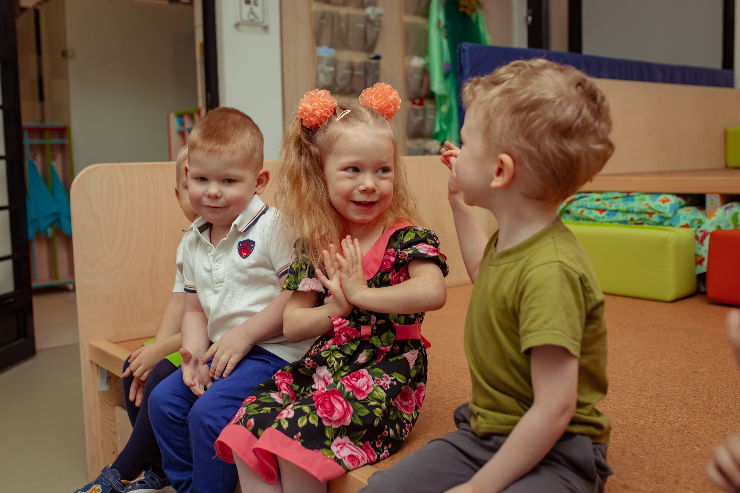 Праздник весны в детском саду. Семейный и детский фотограф в Москве Дорогова Екатерина