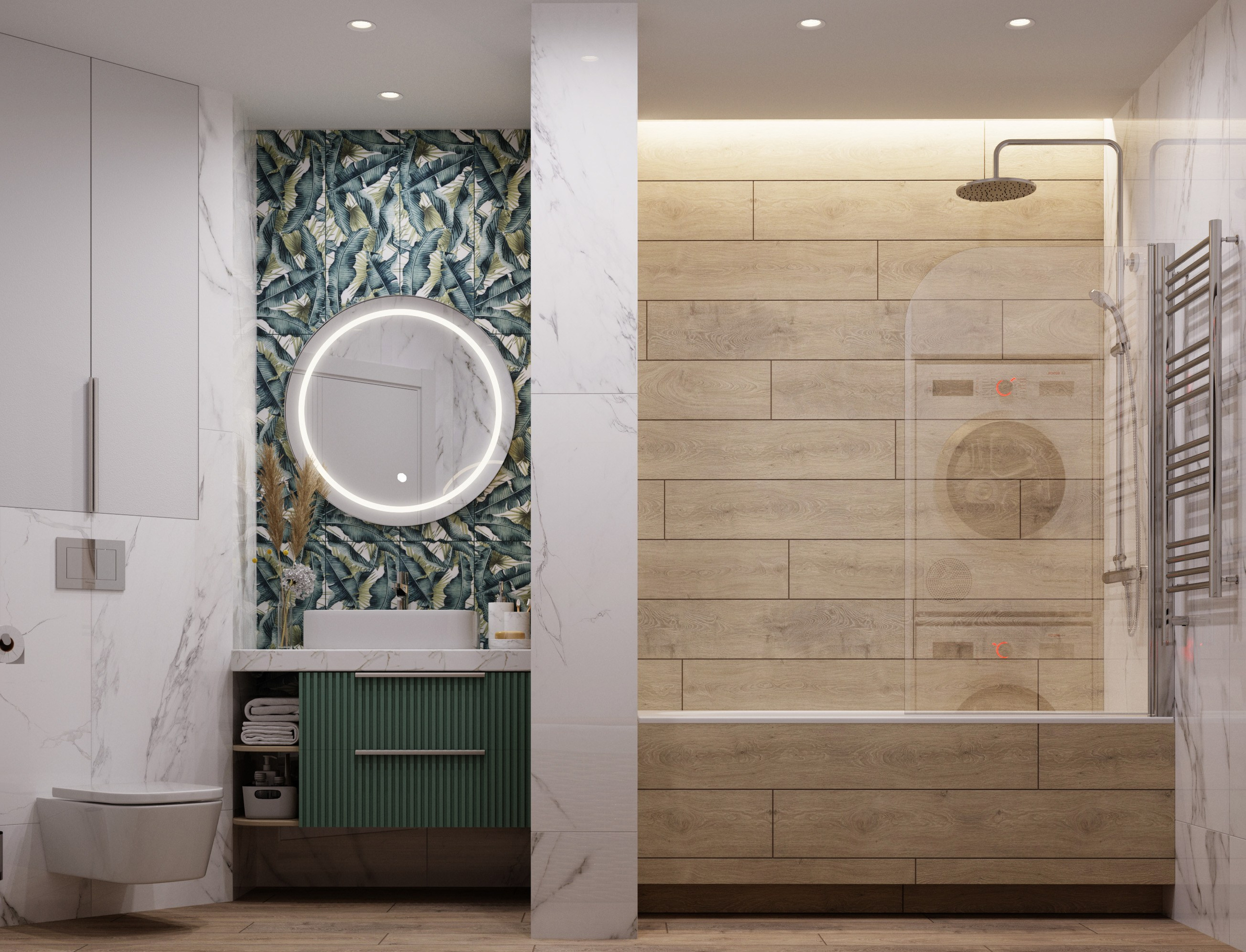 Визуализация квартиры 50 m². Заказать 3d визуализацию интерьеров — Дарья Веденёва