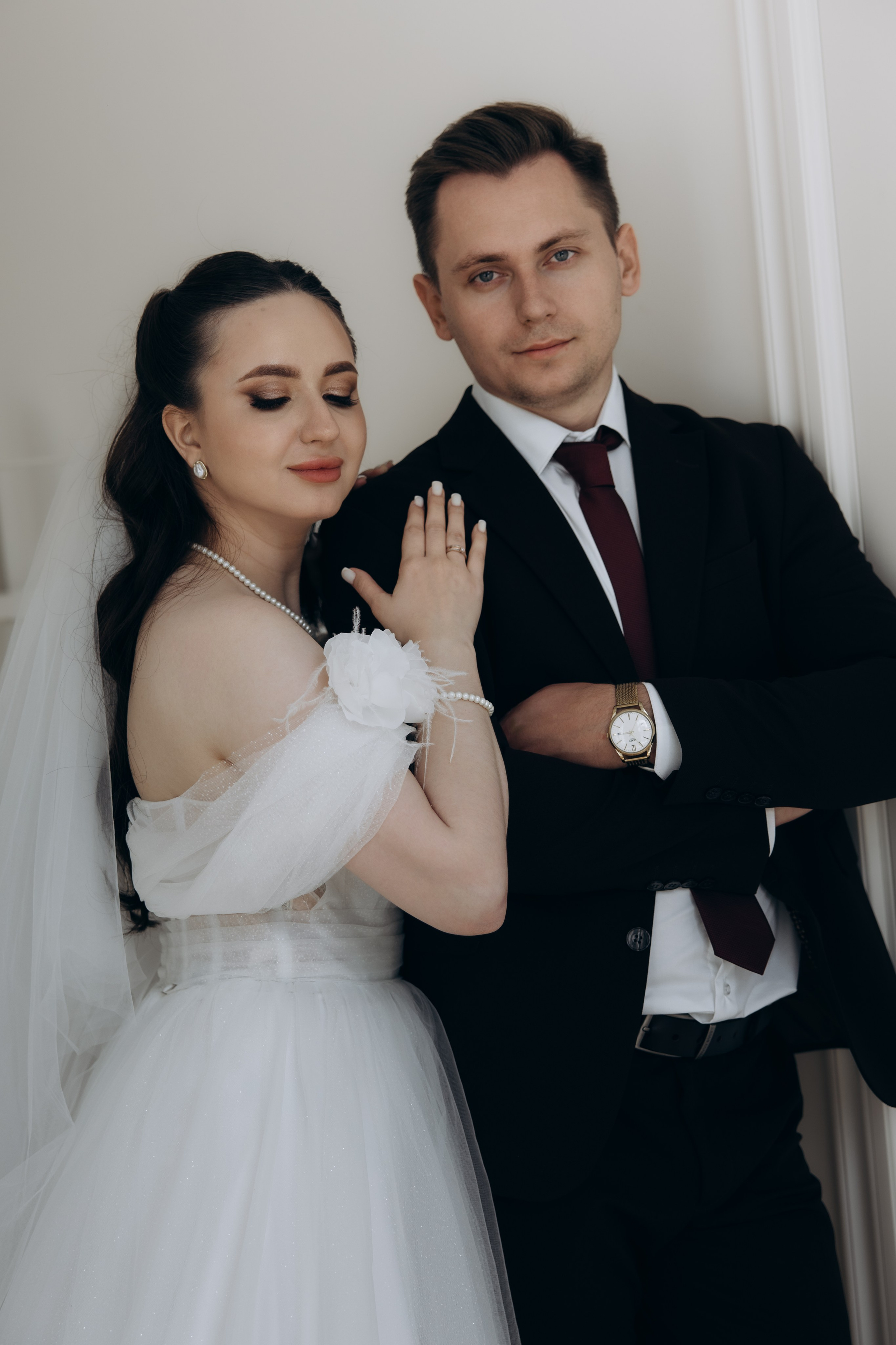 Свадебная фотосъемка в Пензе: Ольга и Владислав в отеле и студии «Перспектива»