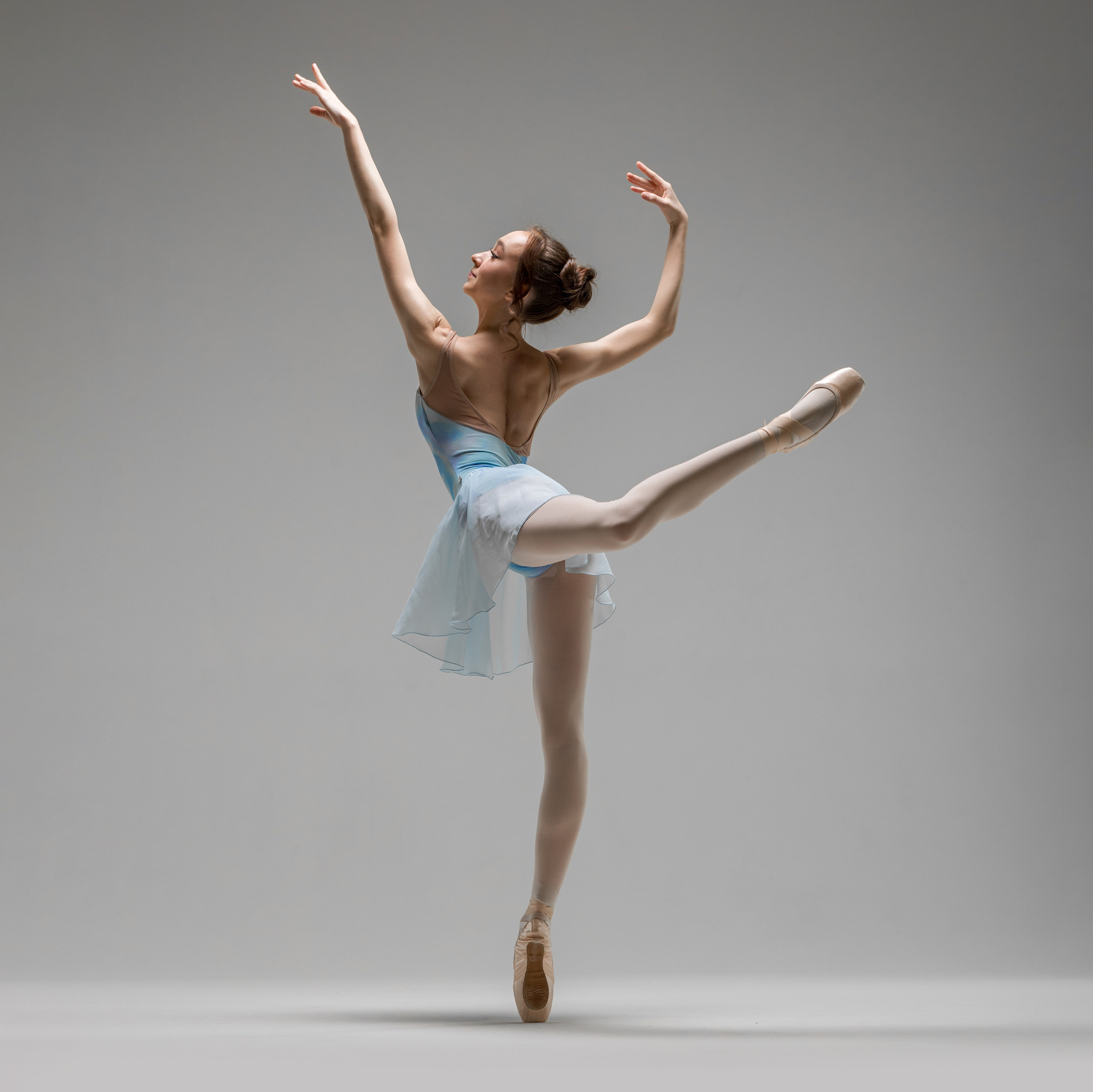 Балетная съёмка на белой циклораме и фонах. Балетный фотограф Алина Ханько — Душа Балета