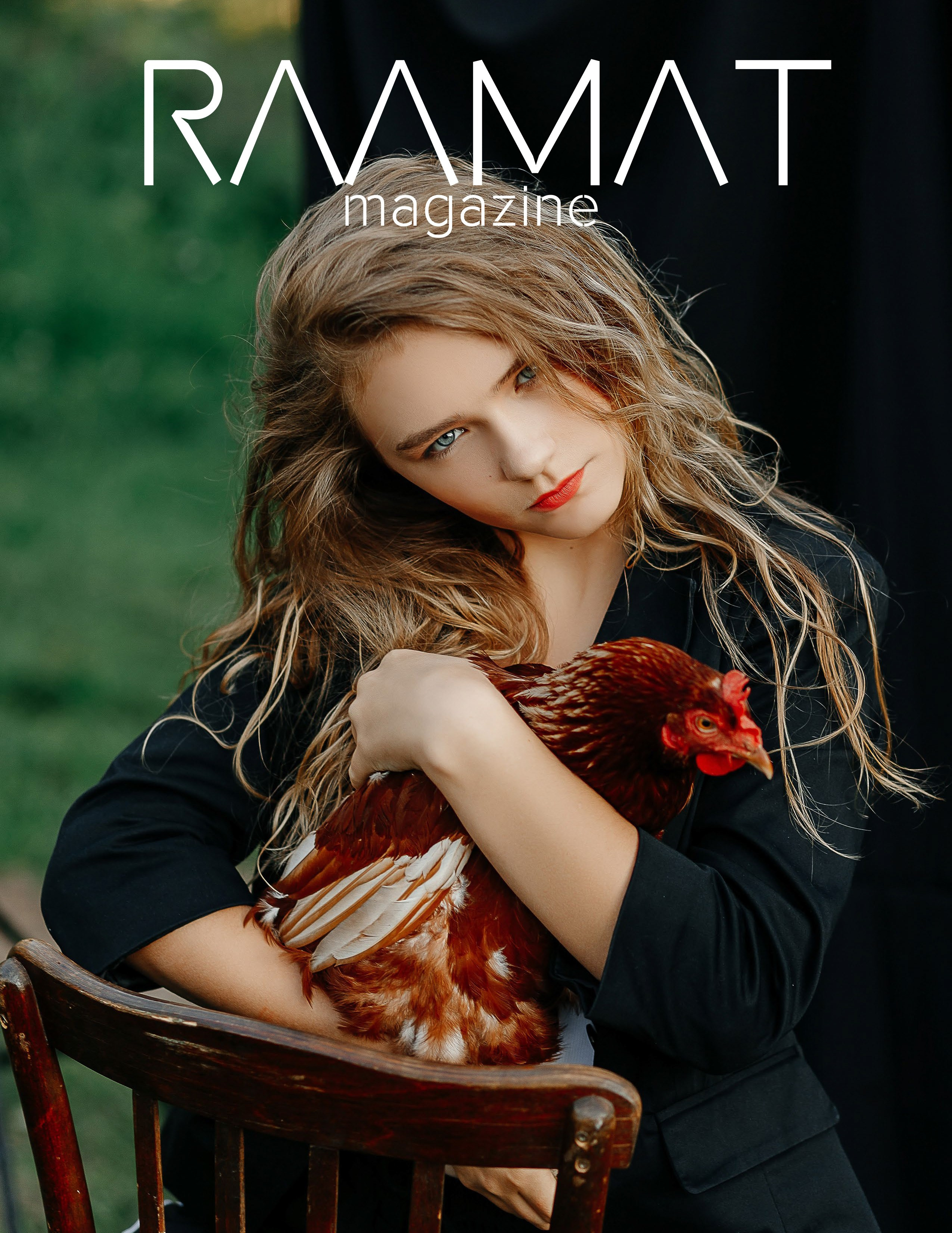 Подростковая фотосессия с  живой курочкой. Фотограф в Подольске — Мария Бучнева