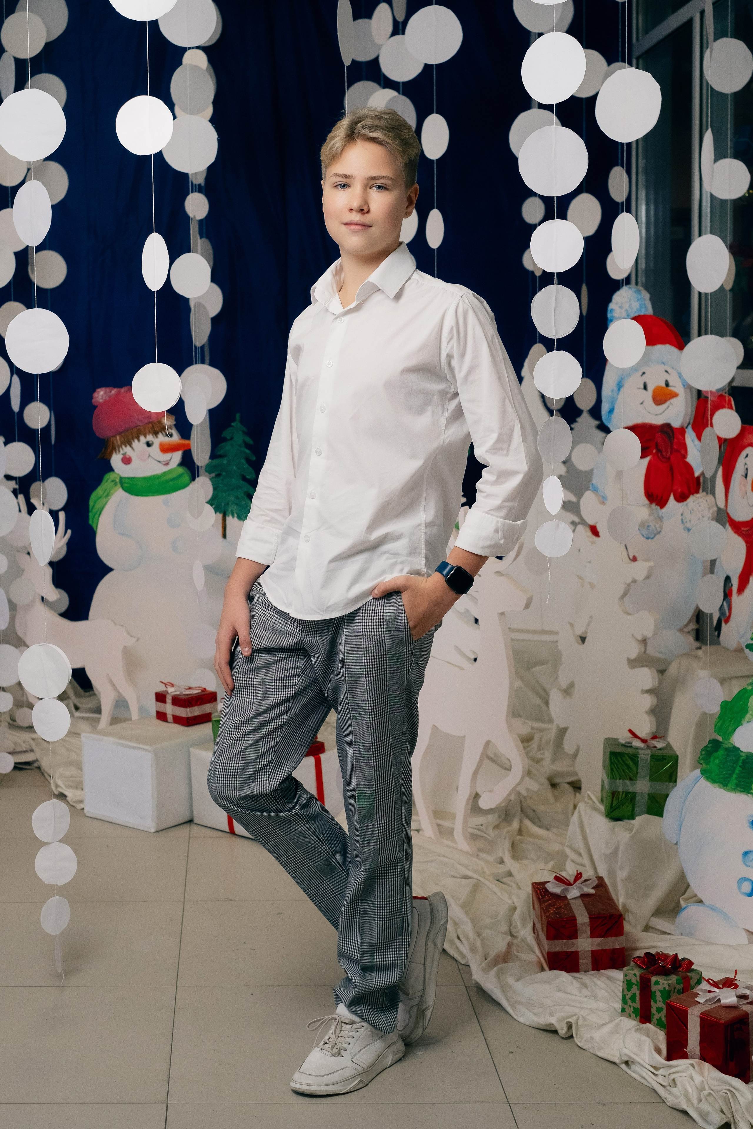 Новогодняя Фотосессия МАОУ СОШ№ 15 8 «Г». Свадебный и репортажной фотограф Денис Ожигин в Краснодаре и Краснодарском крае