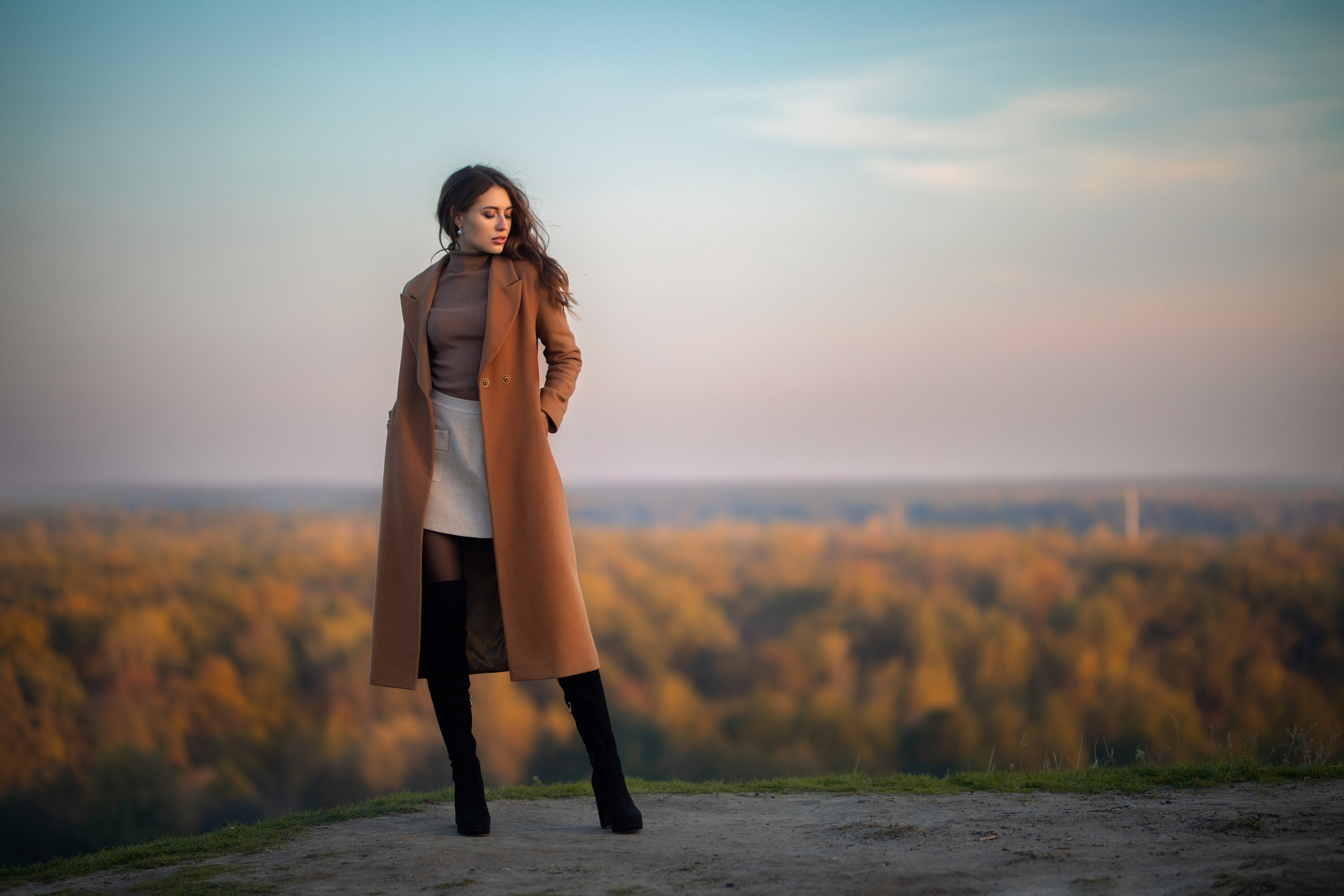 Осенняя съемка с Анастасией на природе в формате для «себя»