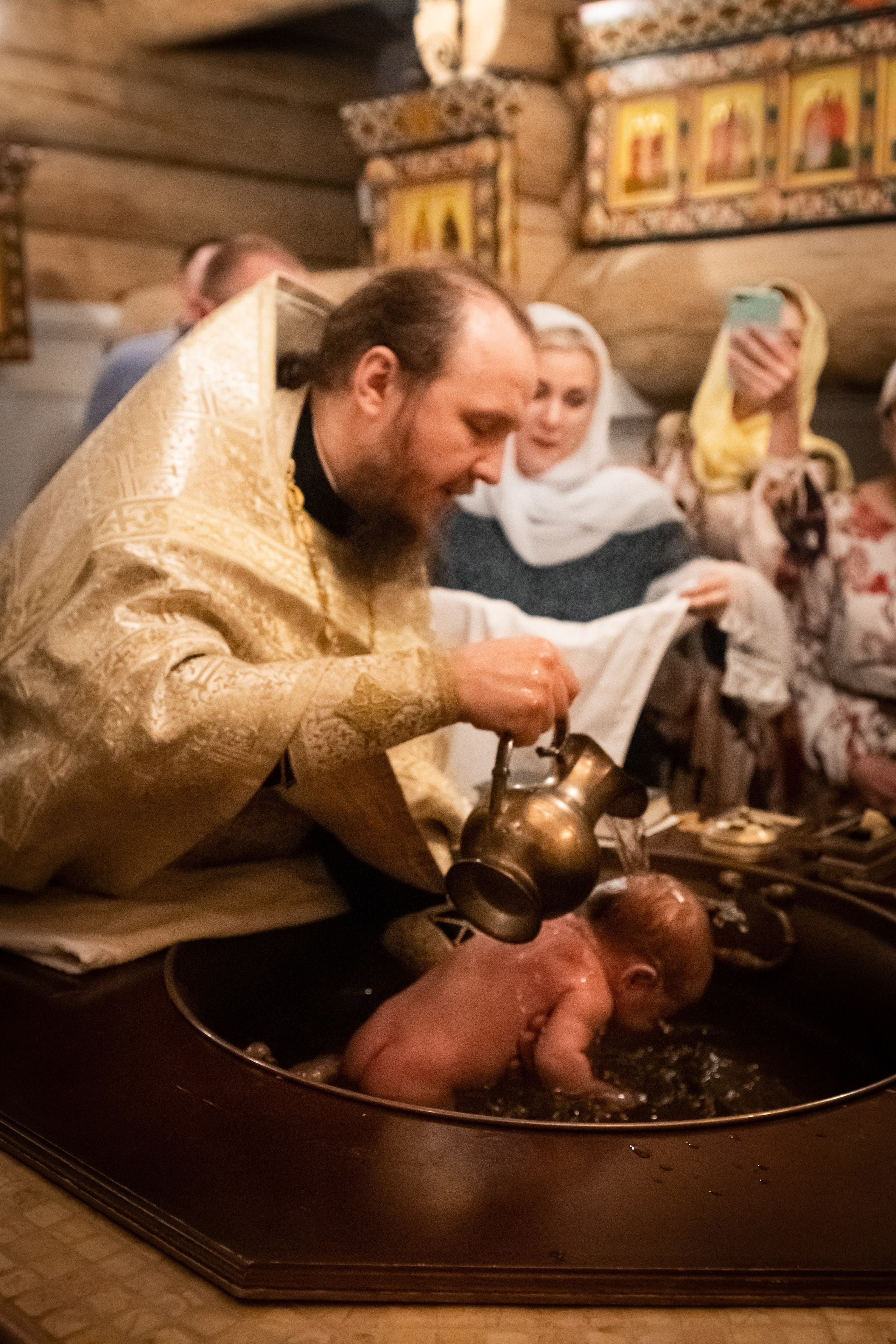 Крещение. Семейный и детский фотограф в Москве Евгения Миронова