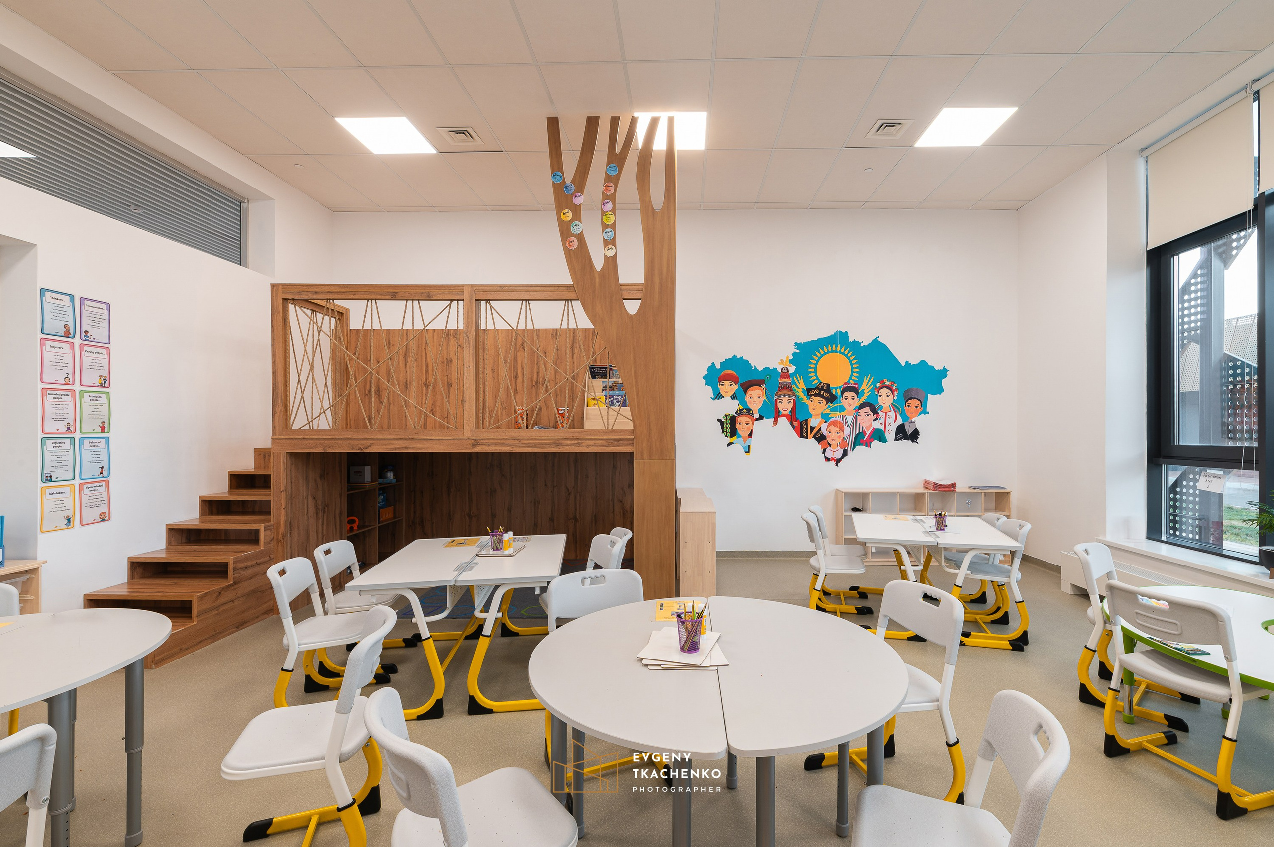 Kazakhstan International School, г. Астана. Архитектурный и интерьерный фотограф в Казахстане