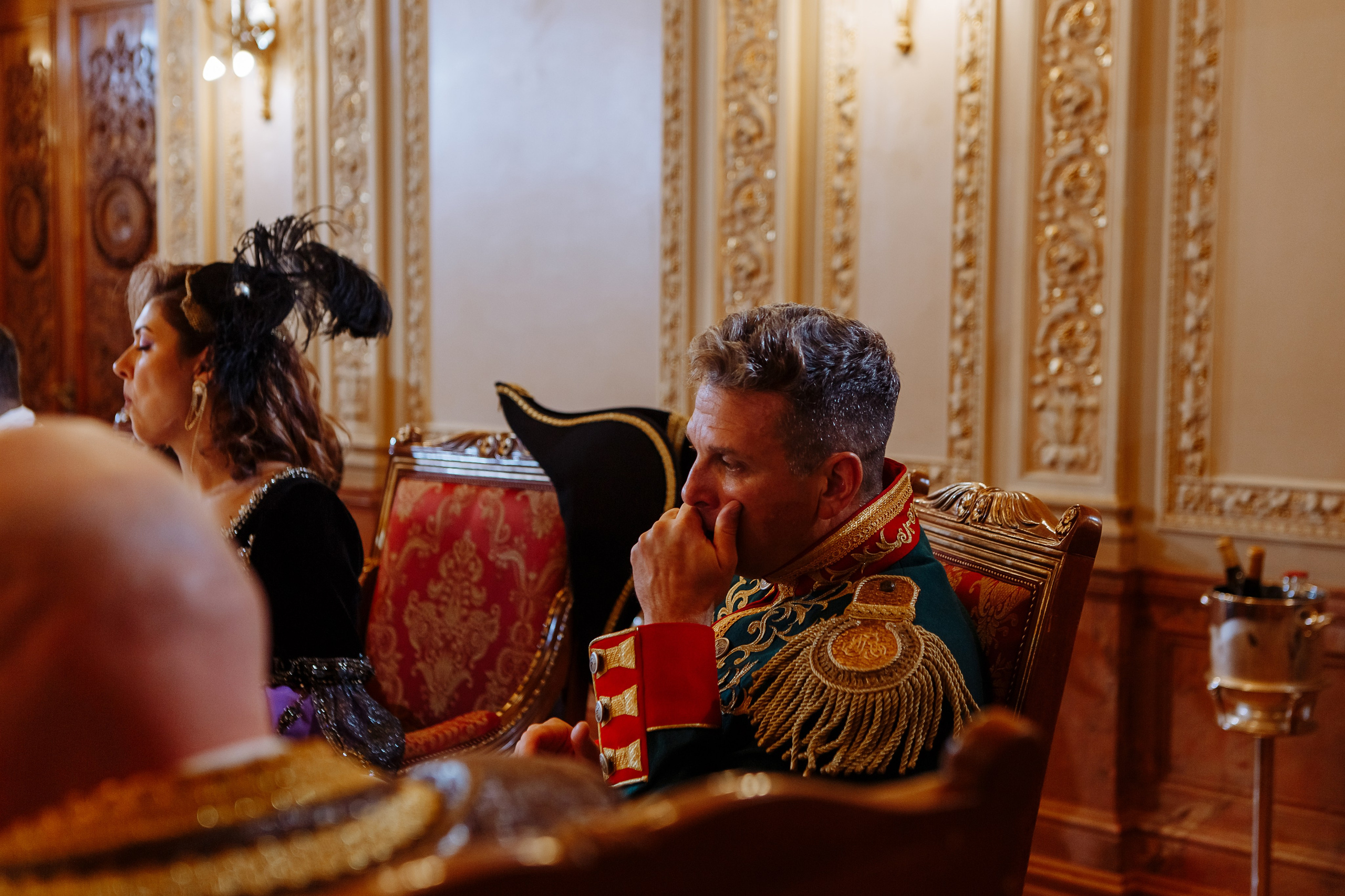 День рождения Сергея (костюмированный бал в отеле Талеон). Свадебный фотограф в Санкт-Петербурге