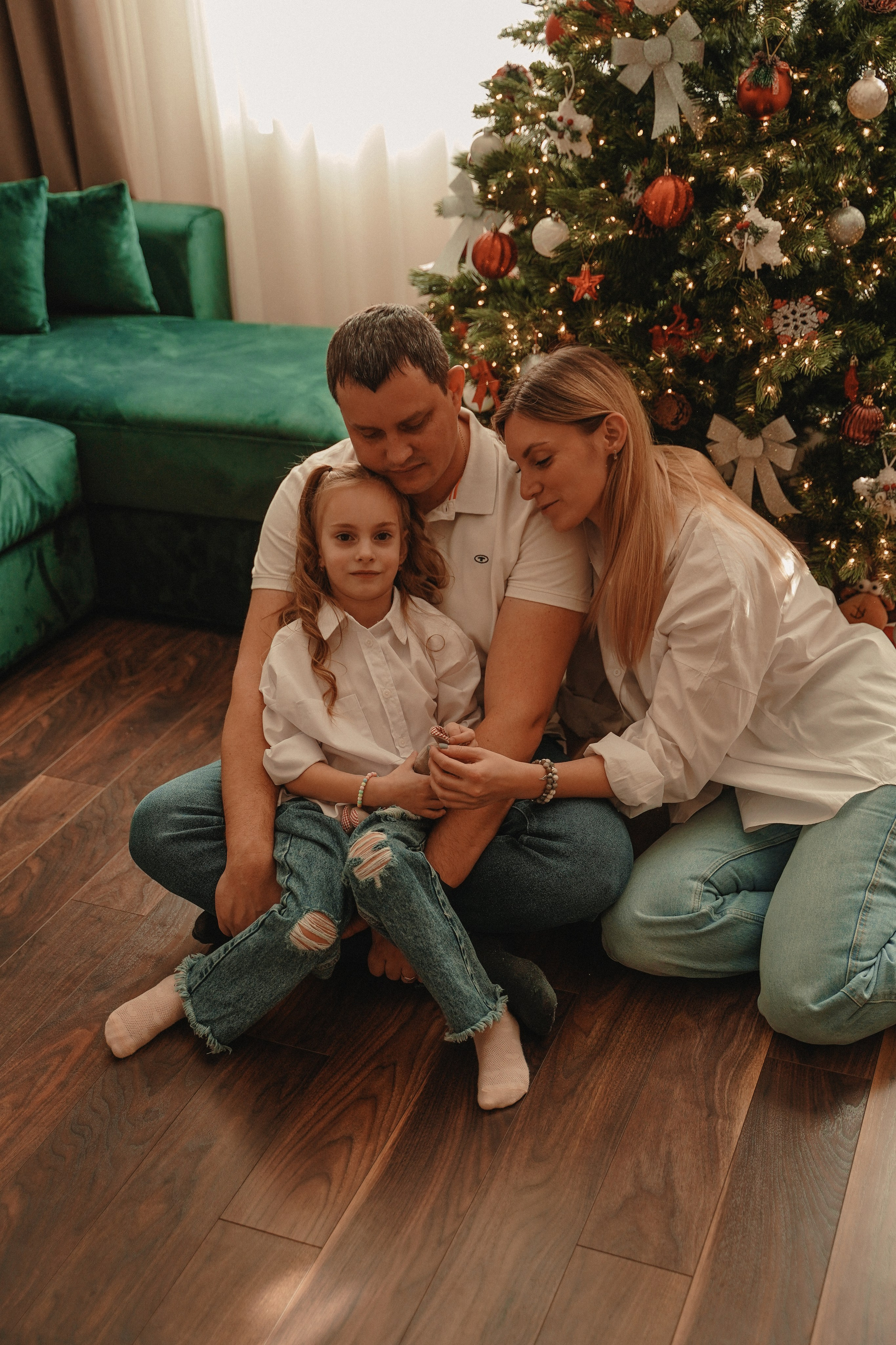 Домашняя Новогодняя фотосессия. Семейный и женский фотограф в Краснодаре Анастасия Приймак