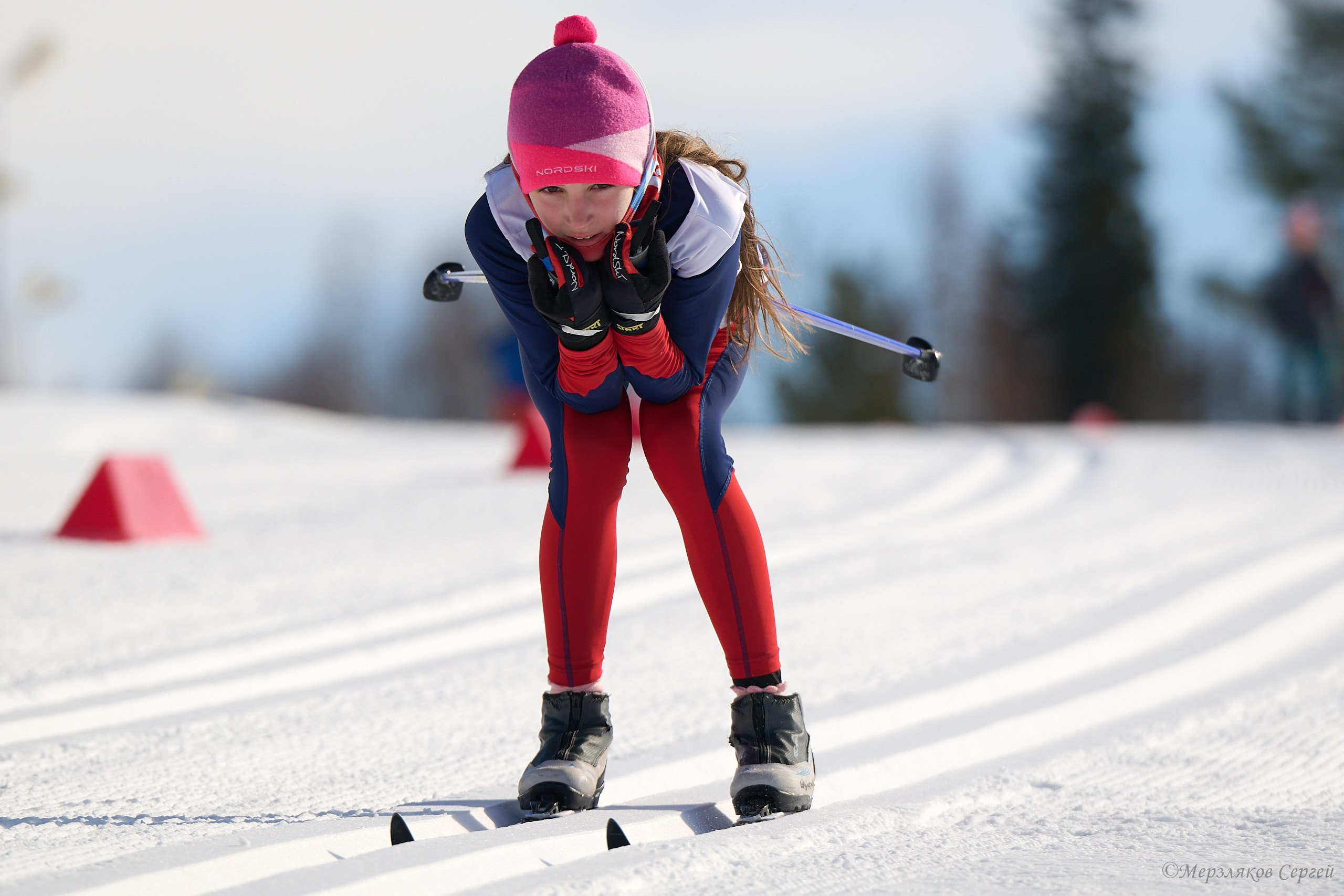 Всероссийские соревнования по лыжным гонкам «Пионерская правда». Ижевс. Спортивный репортажный фотограф в Ижевске Сергей Мерзляков