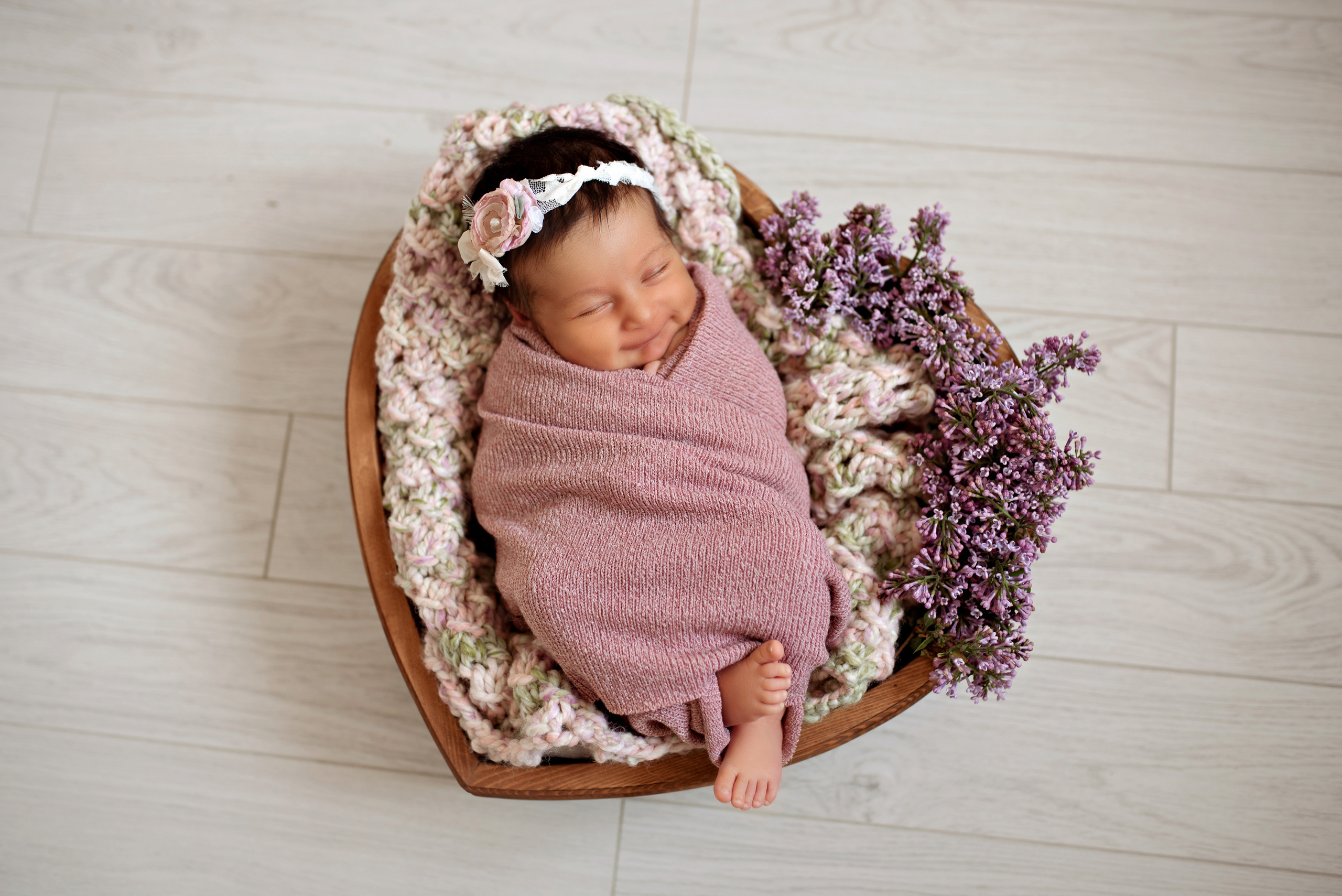 Новорожденные девочки. Фотограф новорожденных и детей до года в Челябинске Иванова Елена