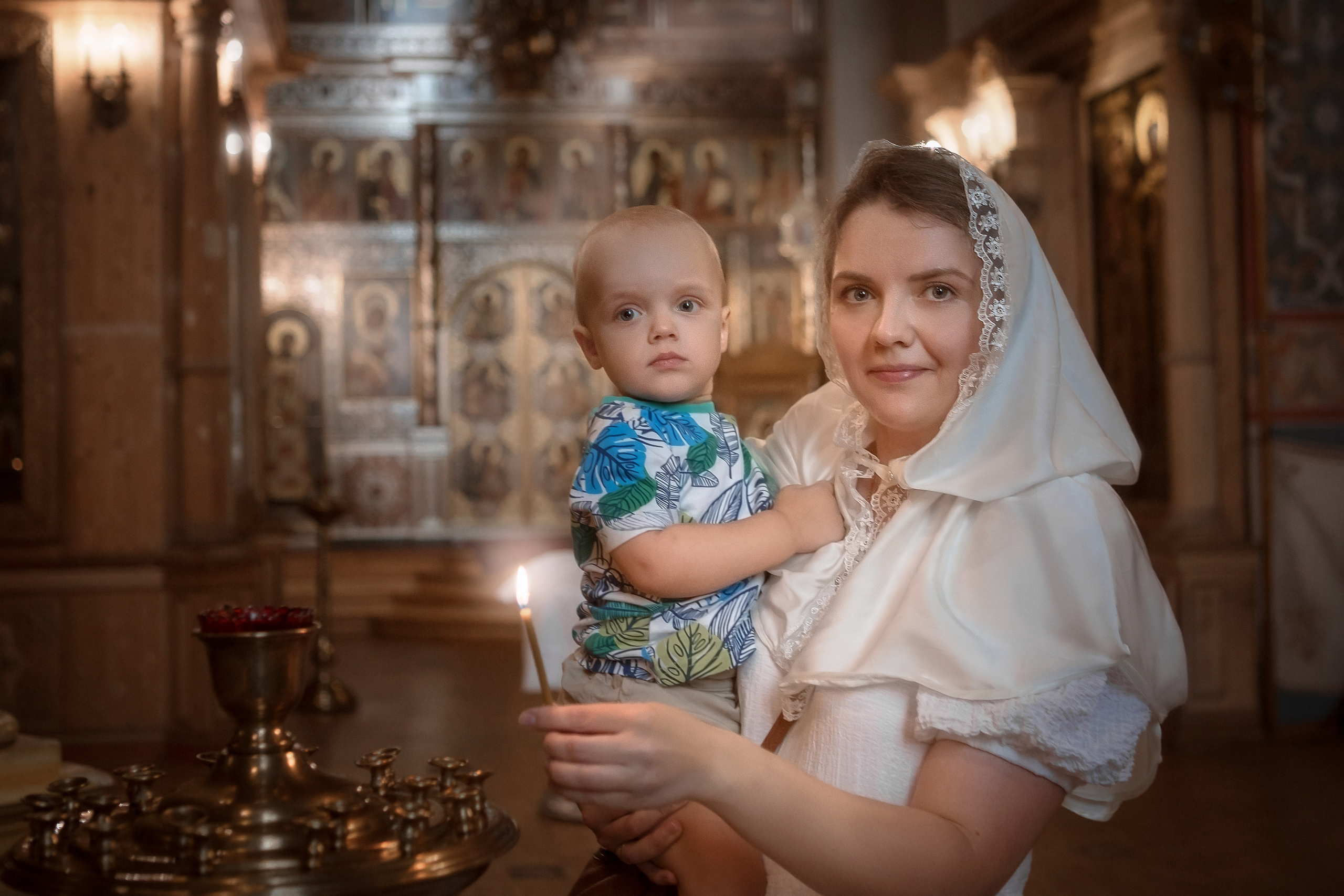 Таинство Крещения Лавра и Тихона. Фотограф на крестины