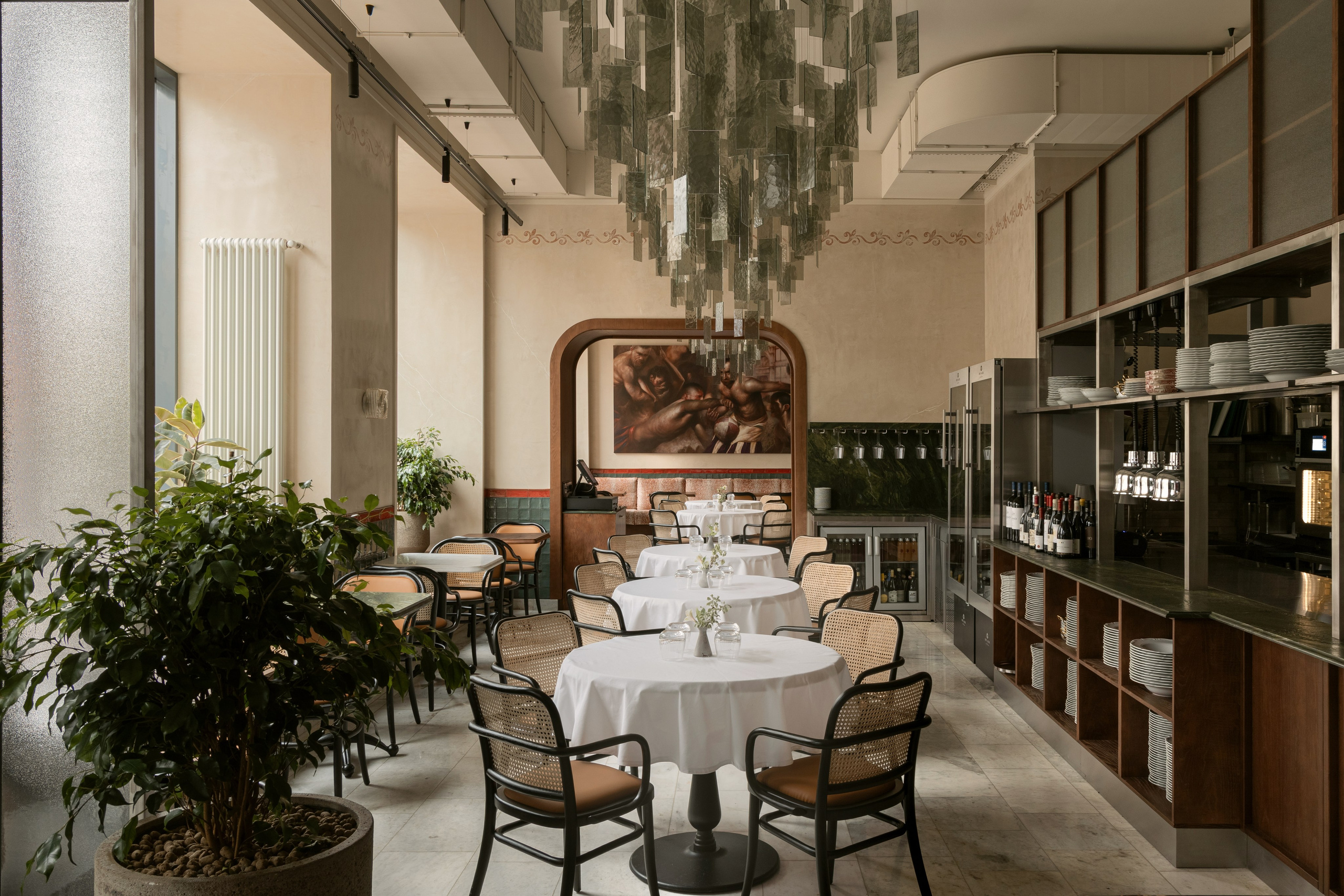 Ресторан Fiorentina в Нижнем Новгороде. Интерьерный фотограф в Нижнем Новгороде и Москве Владимир Гудков