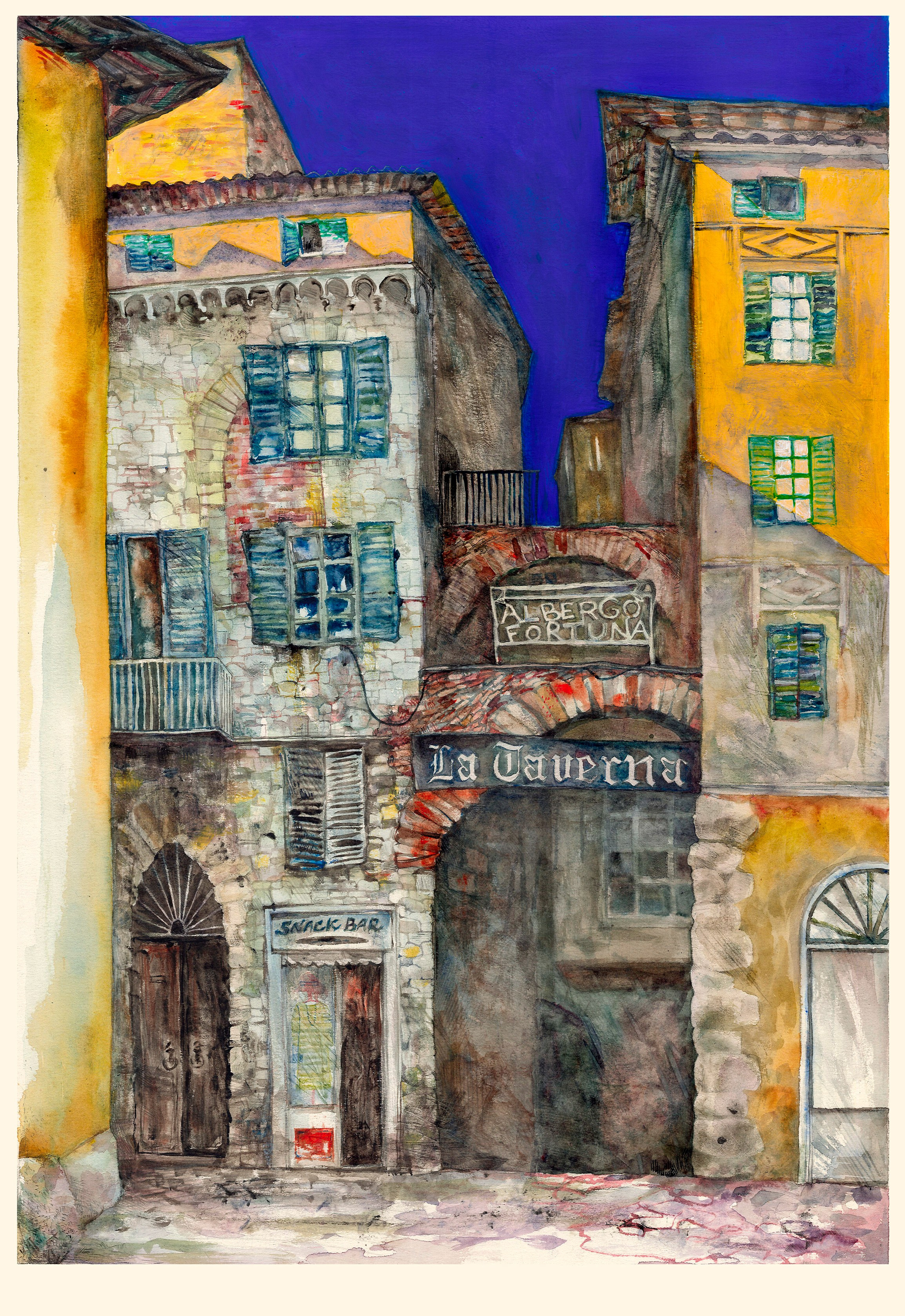 ПУТЕВЫЕ ЗАРИСОВКИ. Художник Перепечėнова-Феофанова Анна