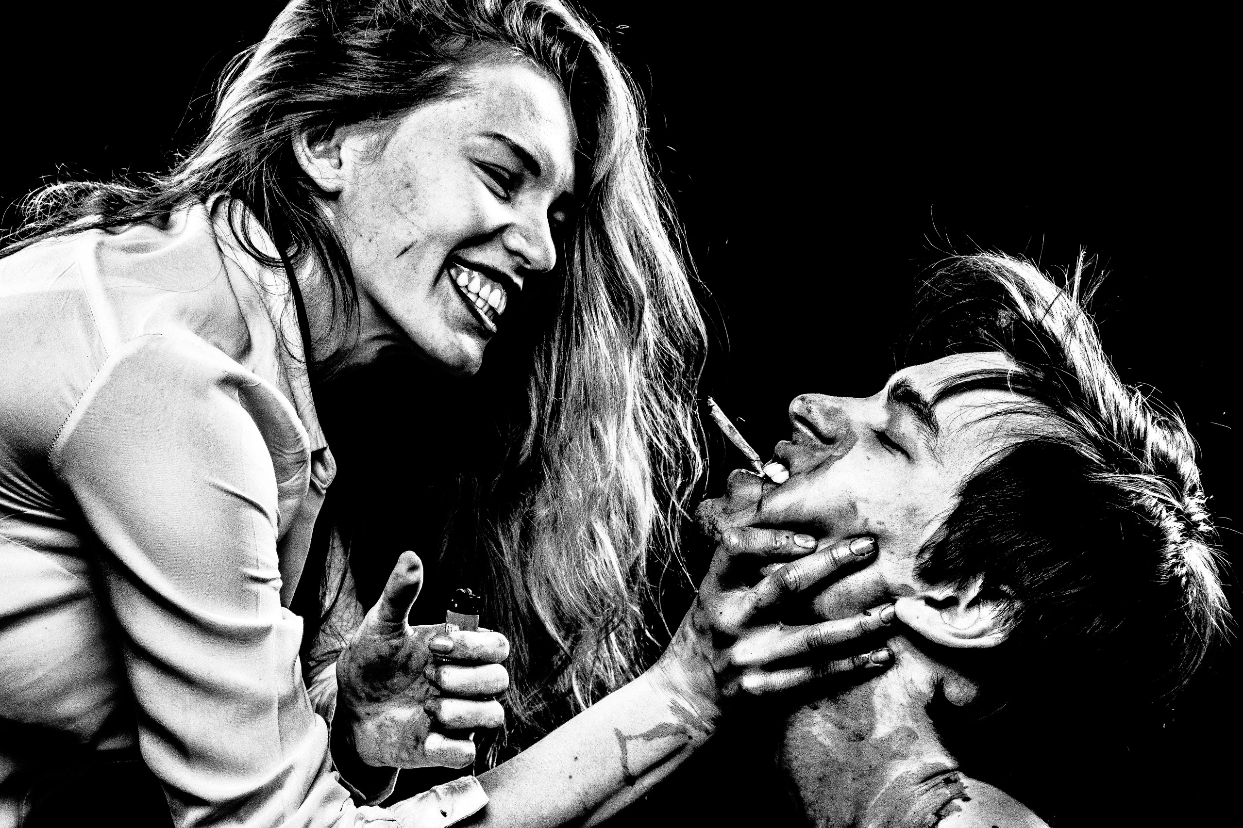 Максим и Саша. Черно-белый фотограф Дмитрий Пчелкин