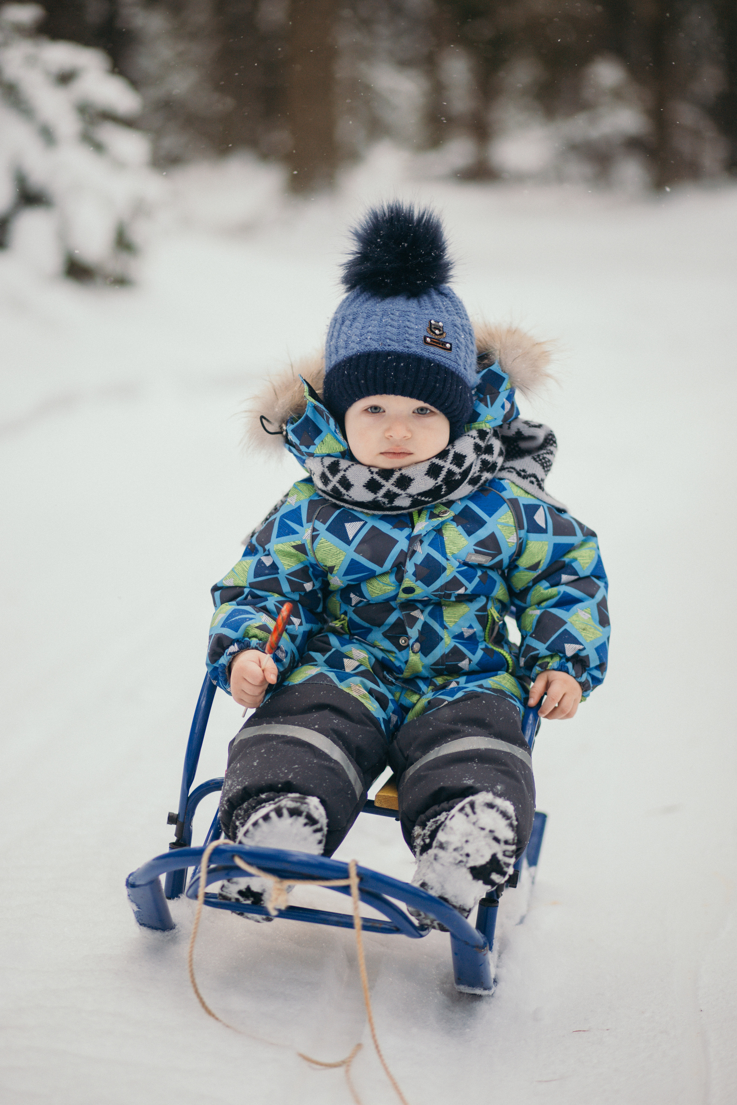 Зимняя прогулка. История про Дениса, Любу и малыша Алексея. Семейный фотограф в Вышнем Волочке — Ульяна Иванова | Фотосессии для всей семьи