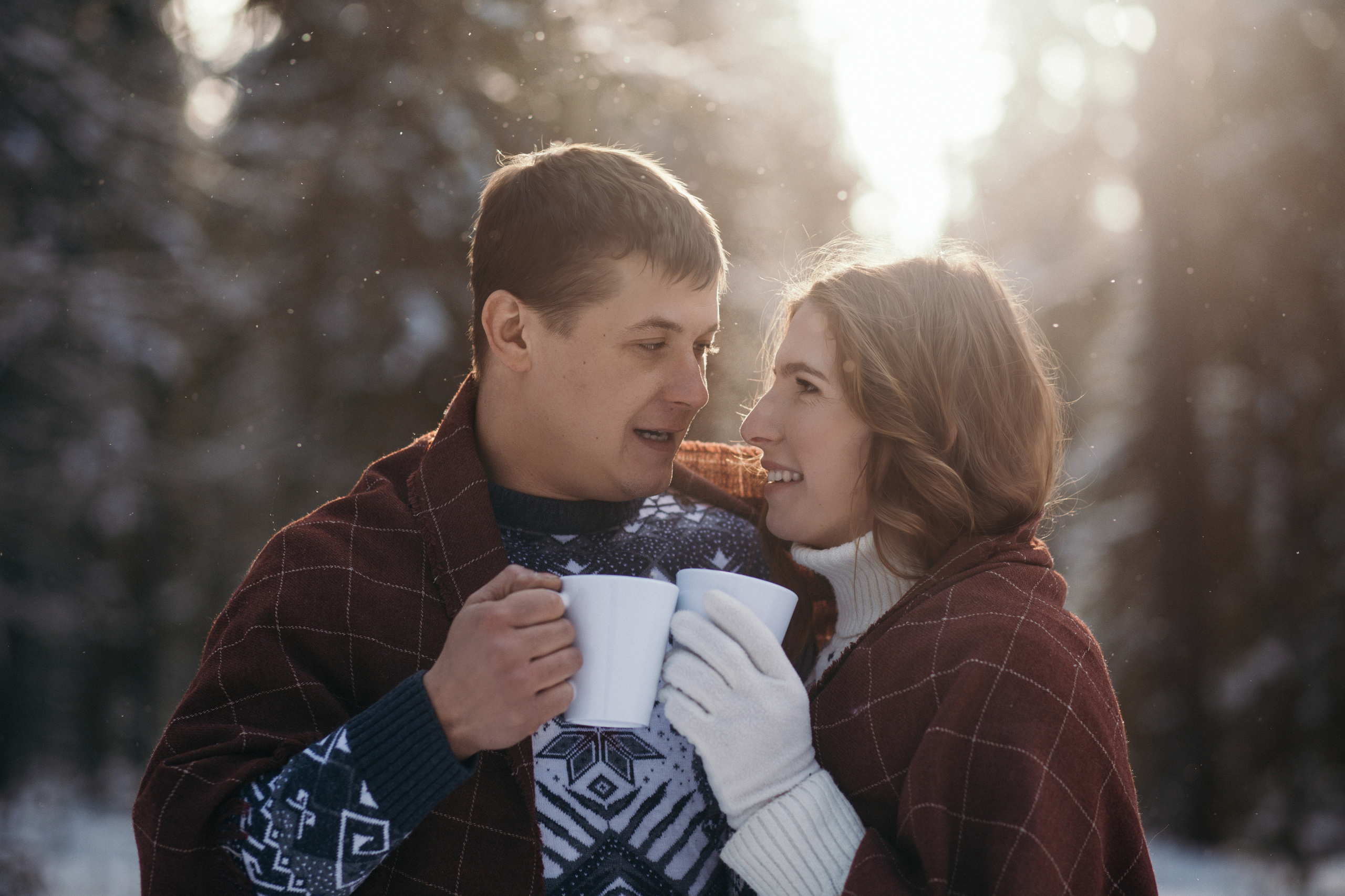 Зимняя прогулка. История про Дениса, Любу и малыша Алексея. Семейный фотограф в Вышнем Волочке — Ульяна Иванова | Фотосессии для всей семьи