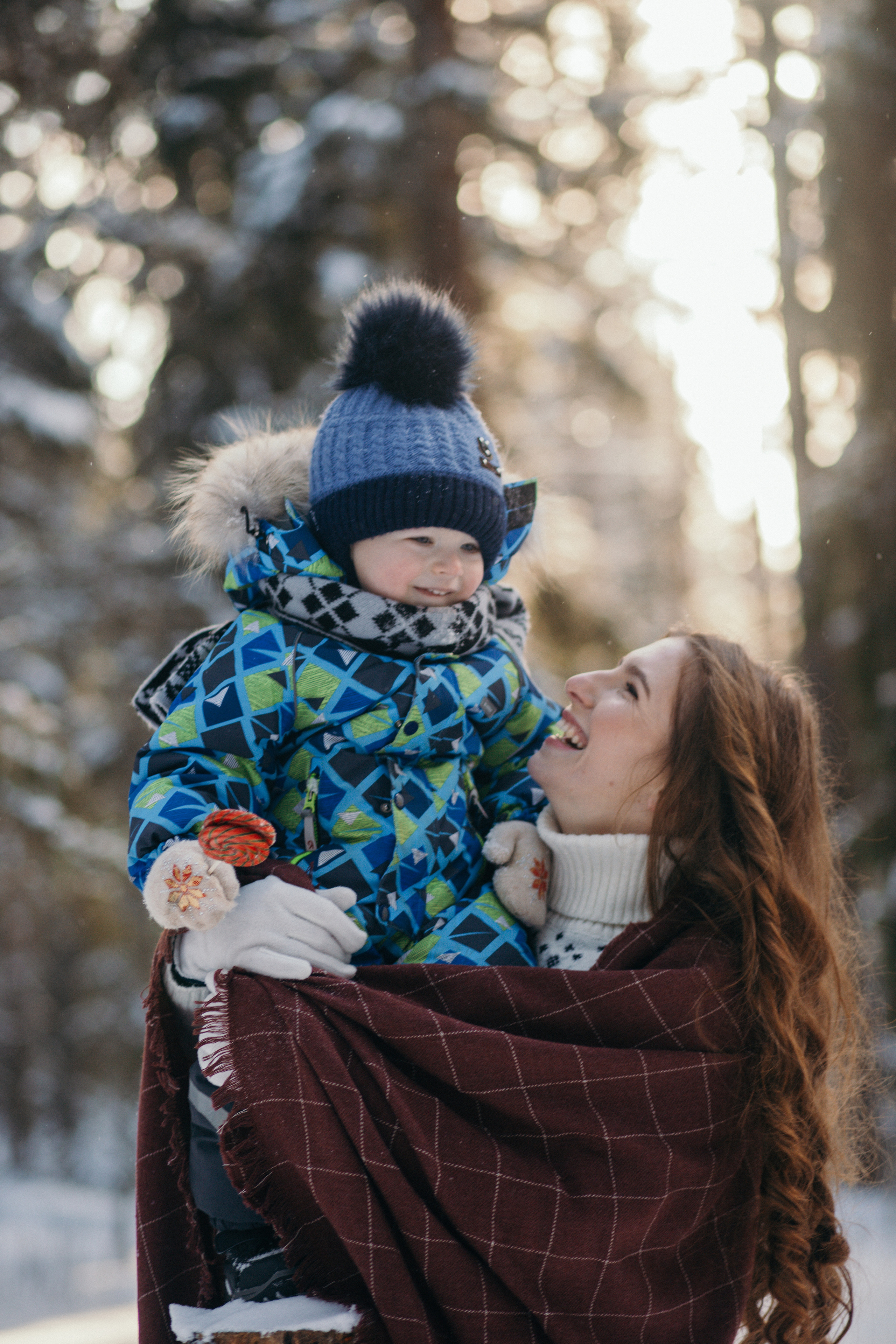 Зимняя прогулка. История про Дениса, Любу и малыша Алексея. Семейный фотограф в Вышнем Волочке — Ульяна Иванова | Фотосессии для всей семьи