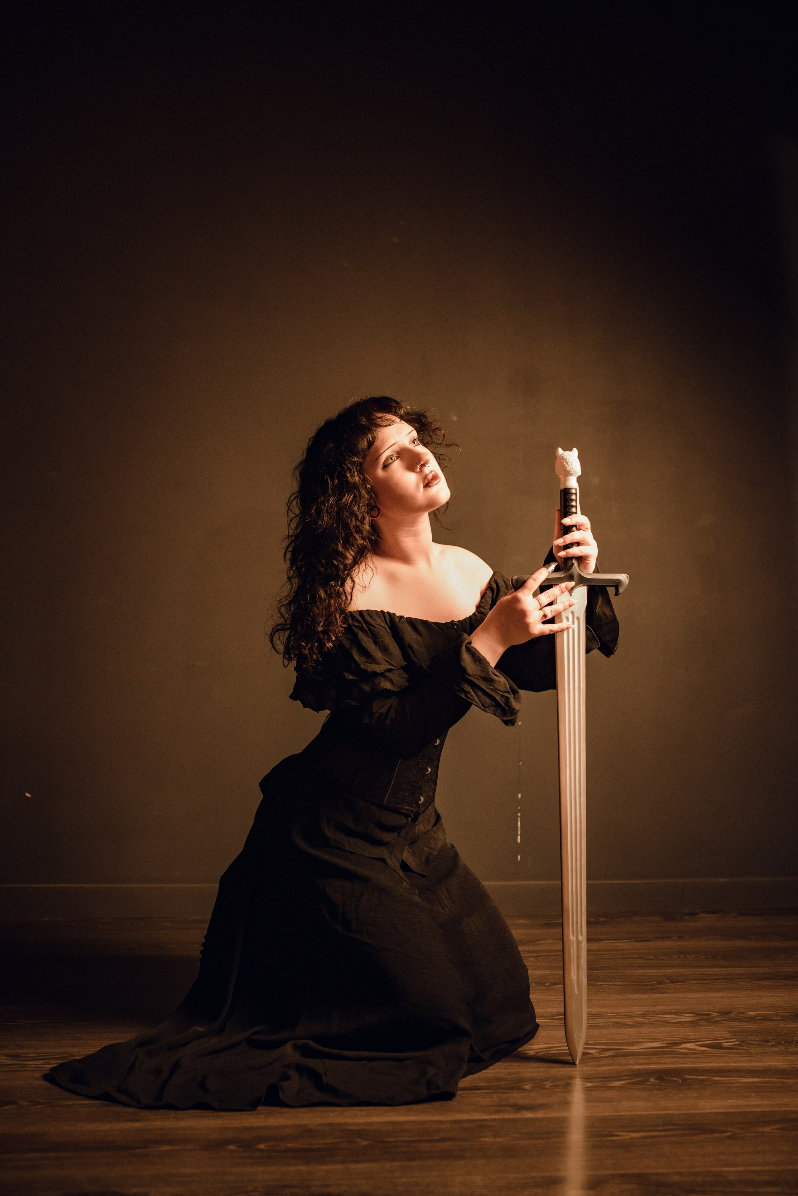 Девушка в образе вампирши, фотосессия СПб