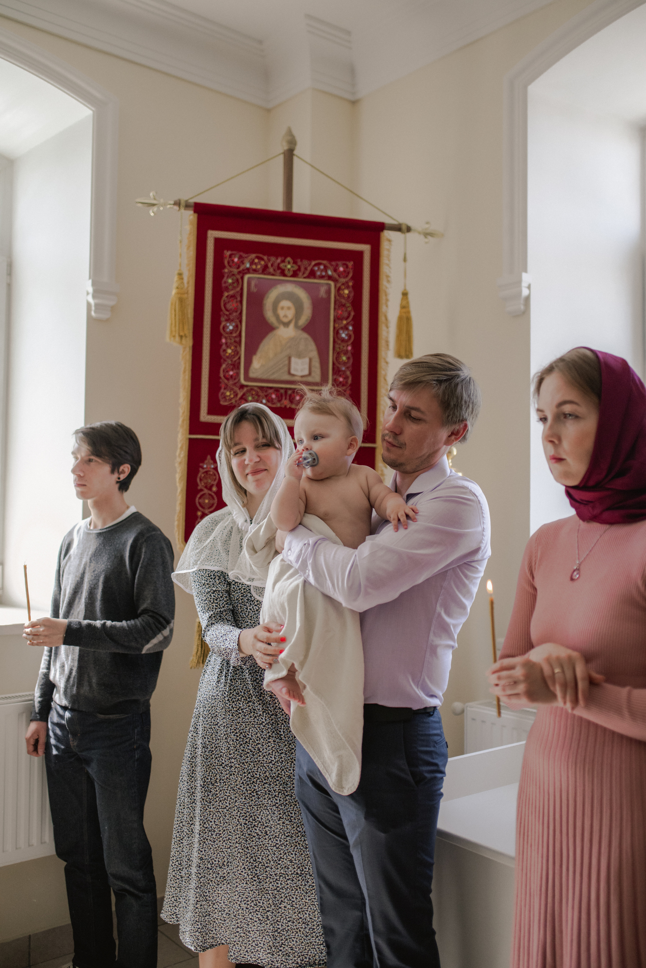 Крещение Андрея. Семейный и детский фотограф Анастасия Иванова