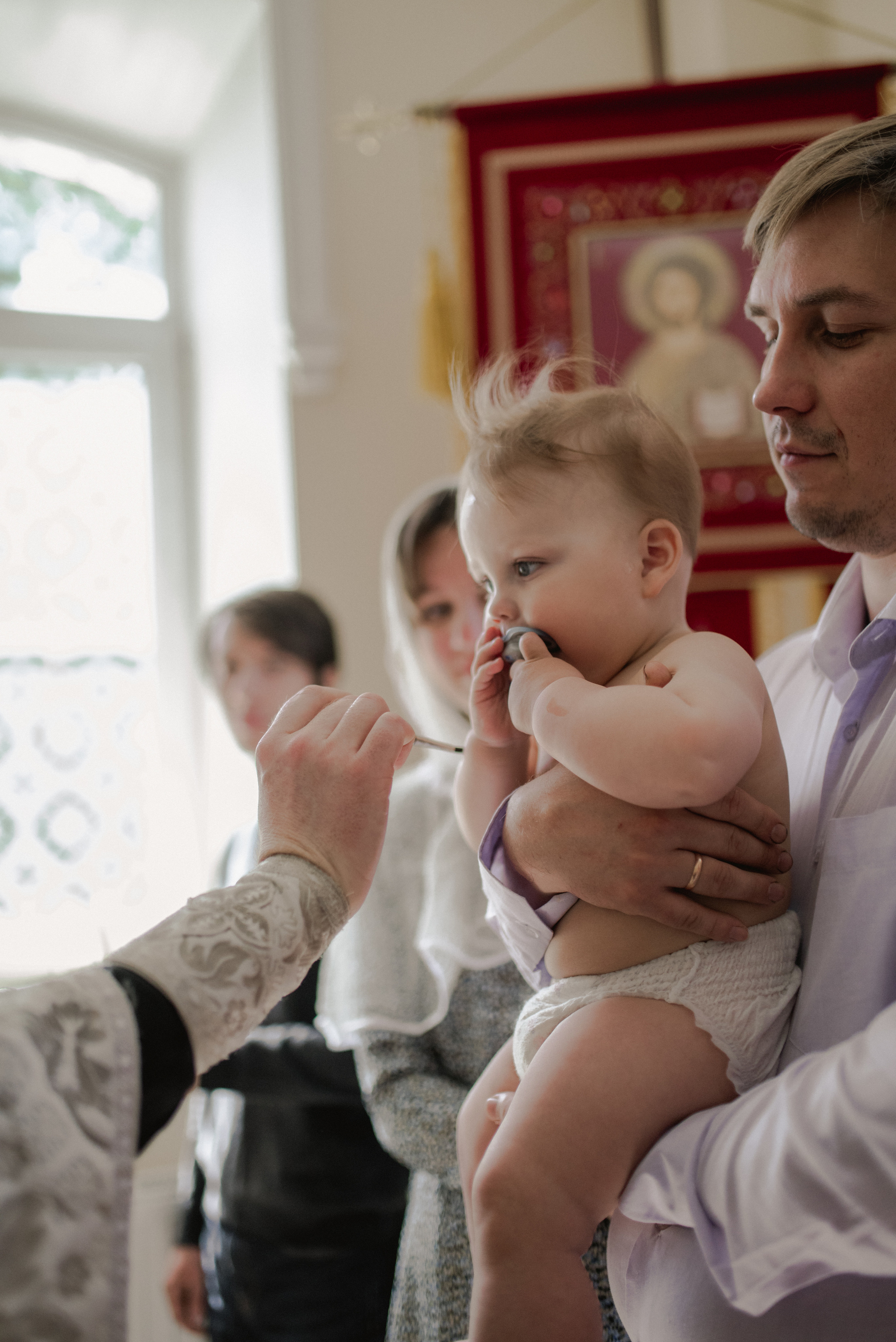 Крещение Андрея. Семейный и детский фотограф Анастасия Иванова