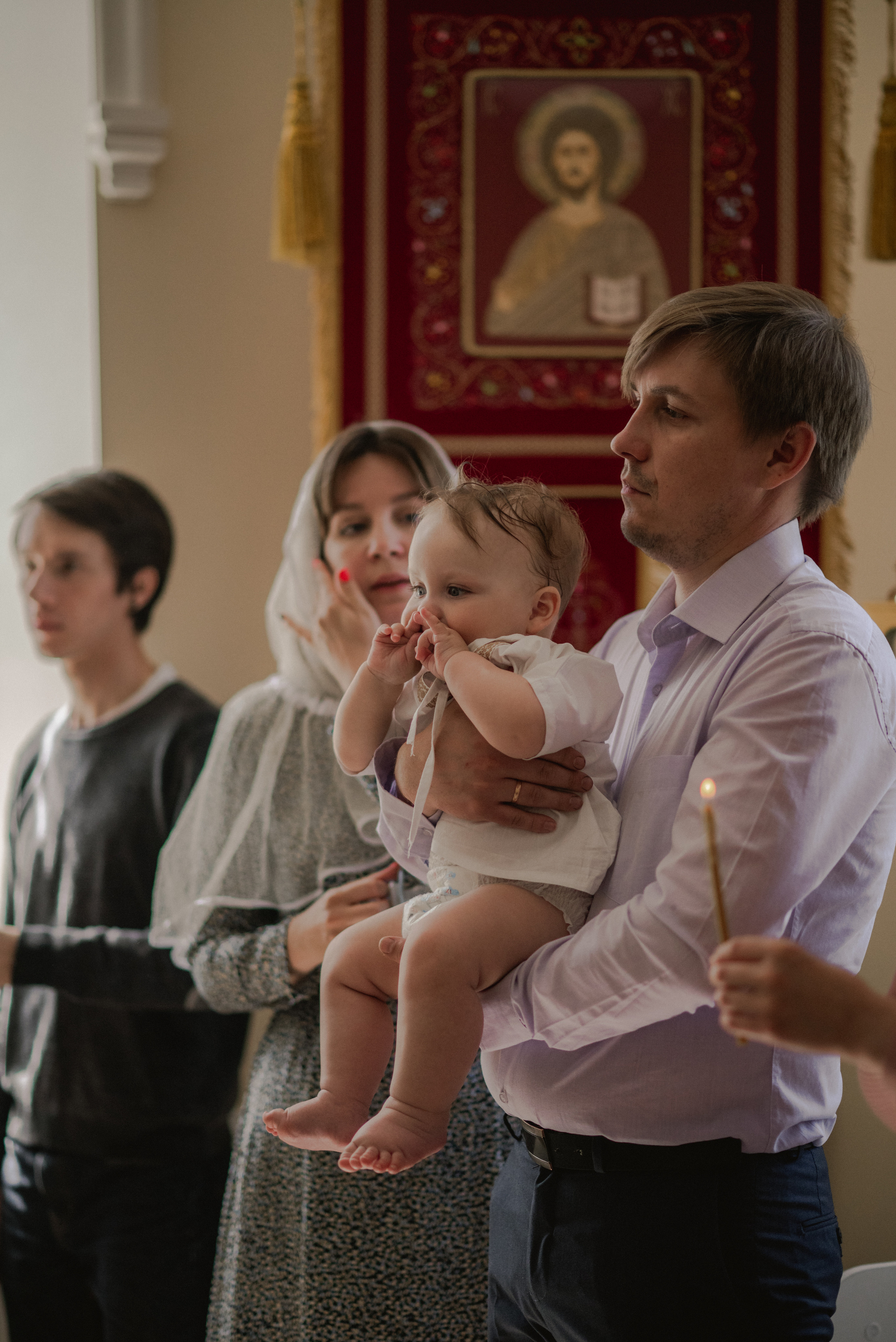Крещение Андрея. Семейный и детский фотограф Анастасия Иванова