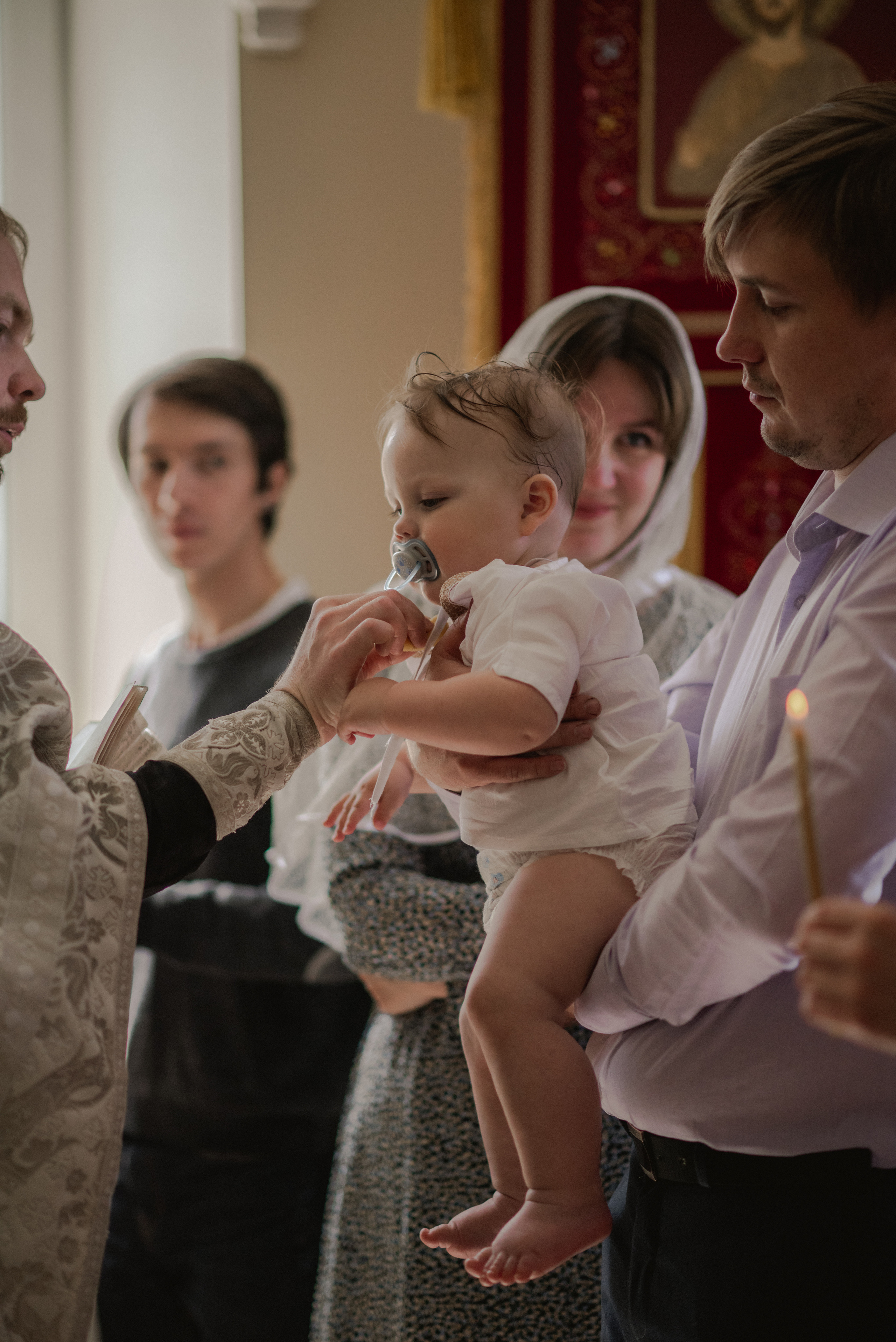 Крещение Андрея. Семейный и детский фотограф Анастасия Иванова