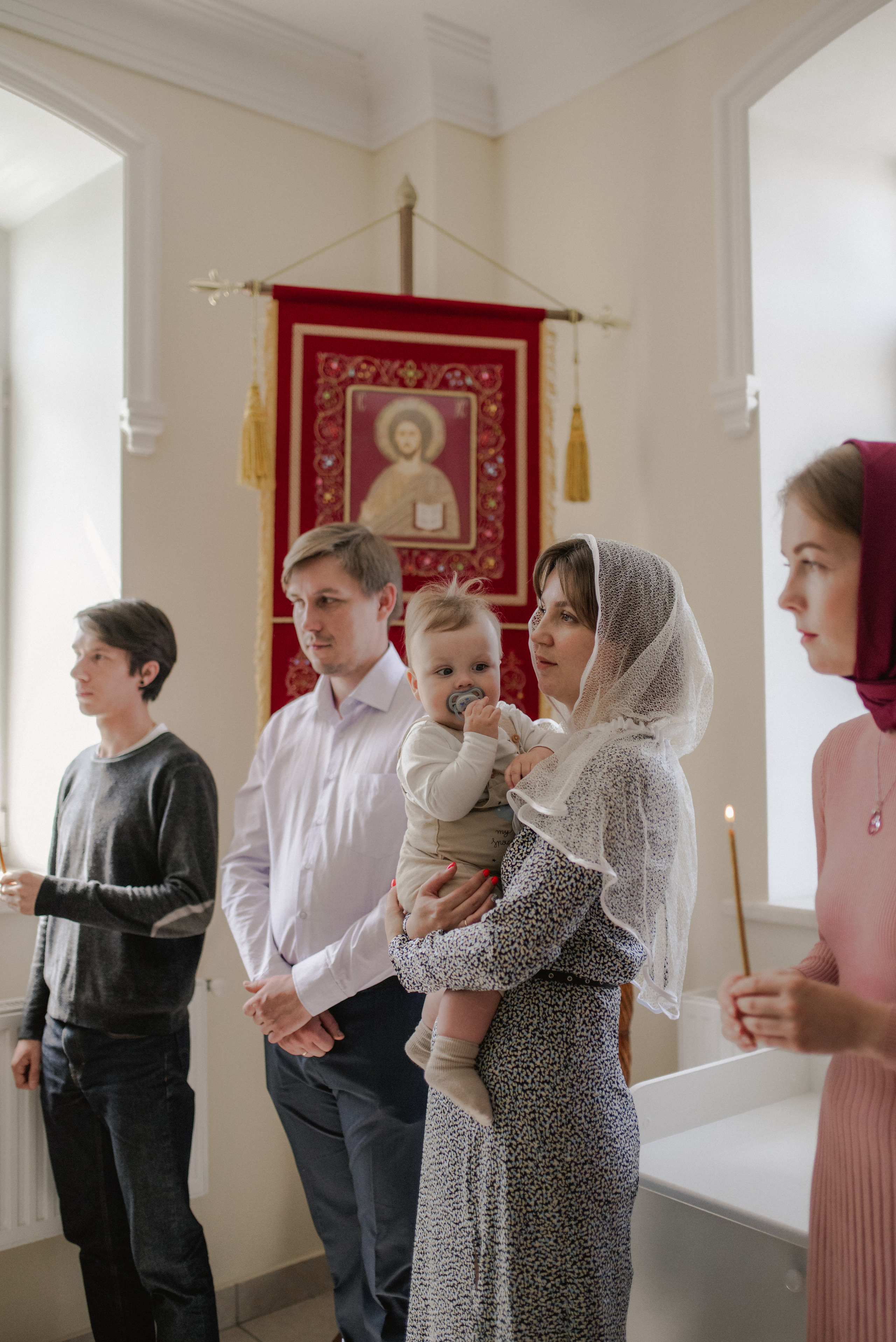 Крещение Андрея. Семейный и детский фотограф Анастасия Иванова