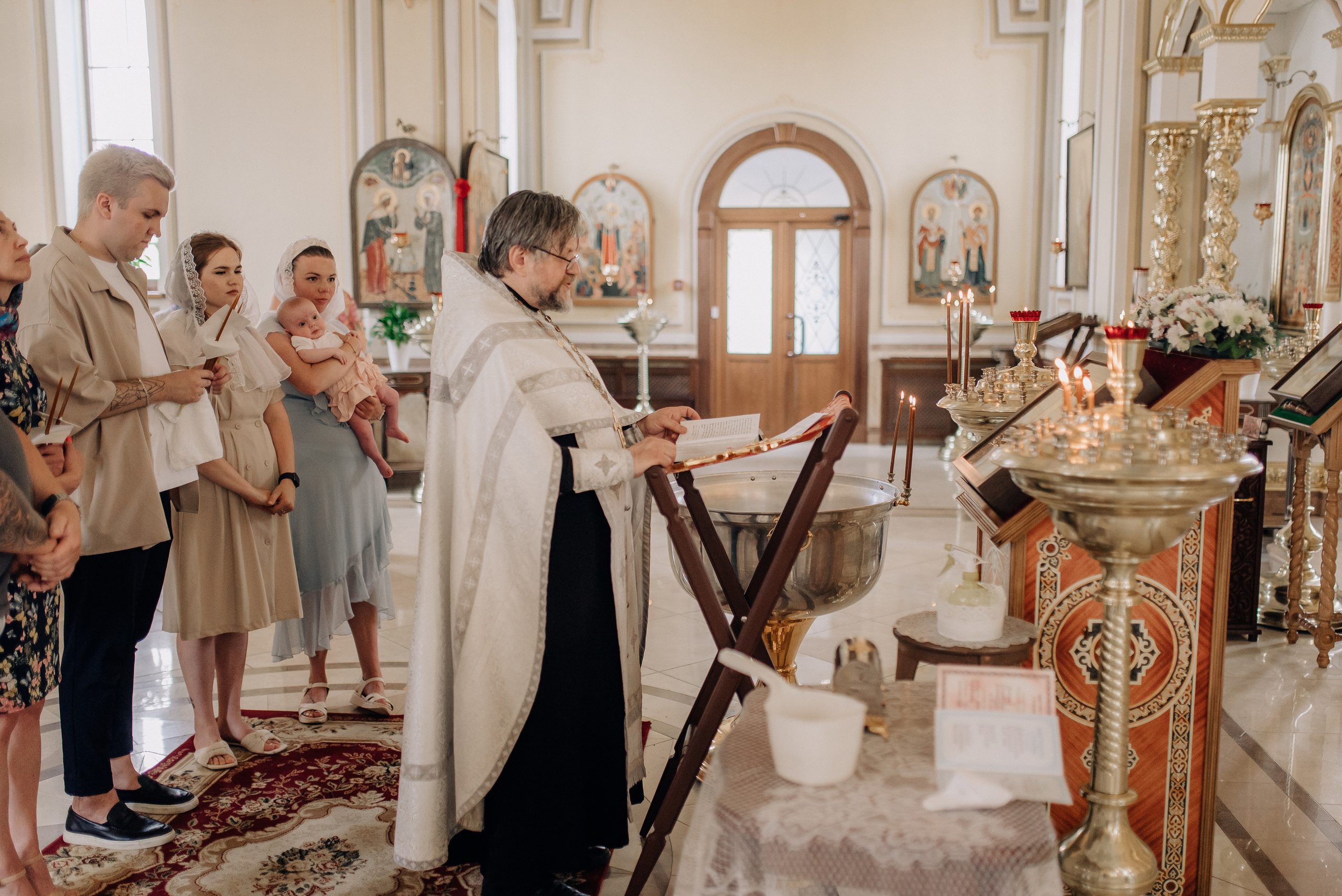 Крещение Яны. Семейный и детский фотограф Анастасия Иванова