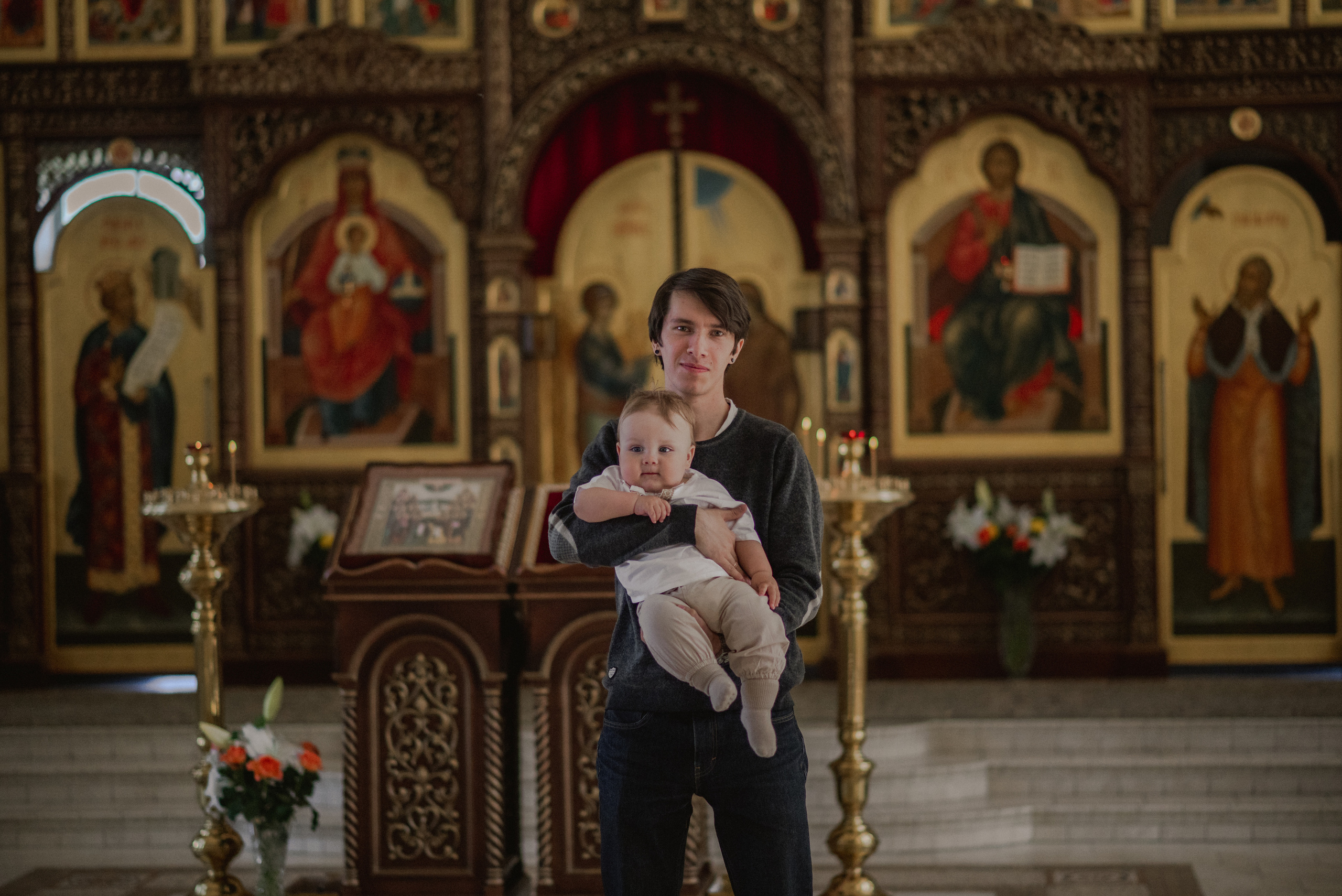 Крещение Андрея. Семейный и детский фотограф Анастасия Иванова