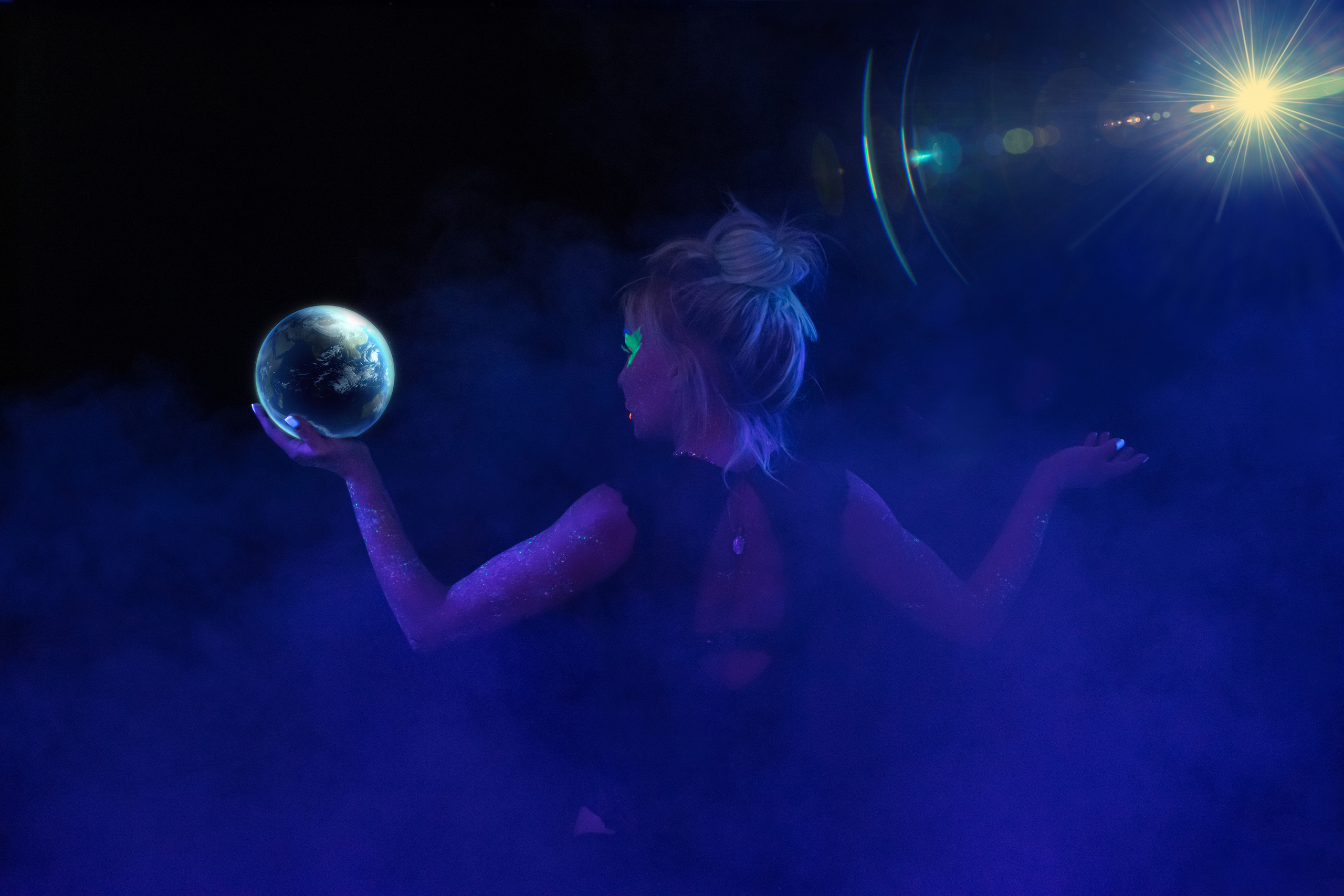 Необычная фотосъёмка в ультрафиолете. Фотограф в Москве и области Синенкова Екатерина