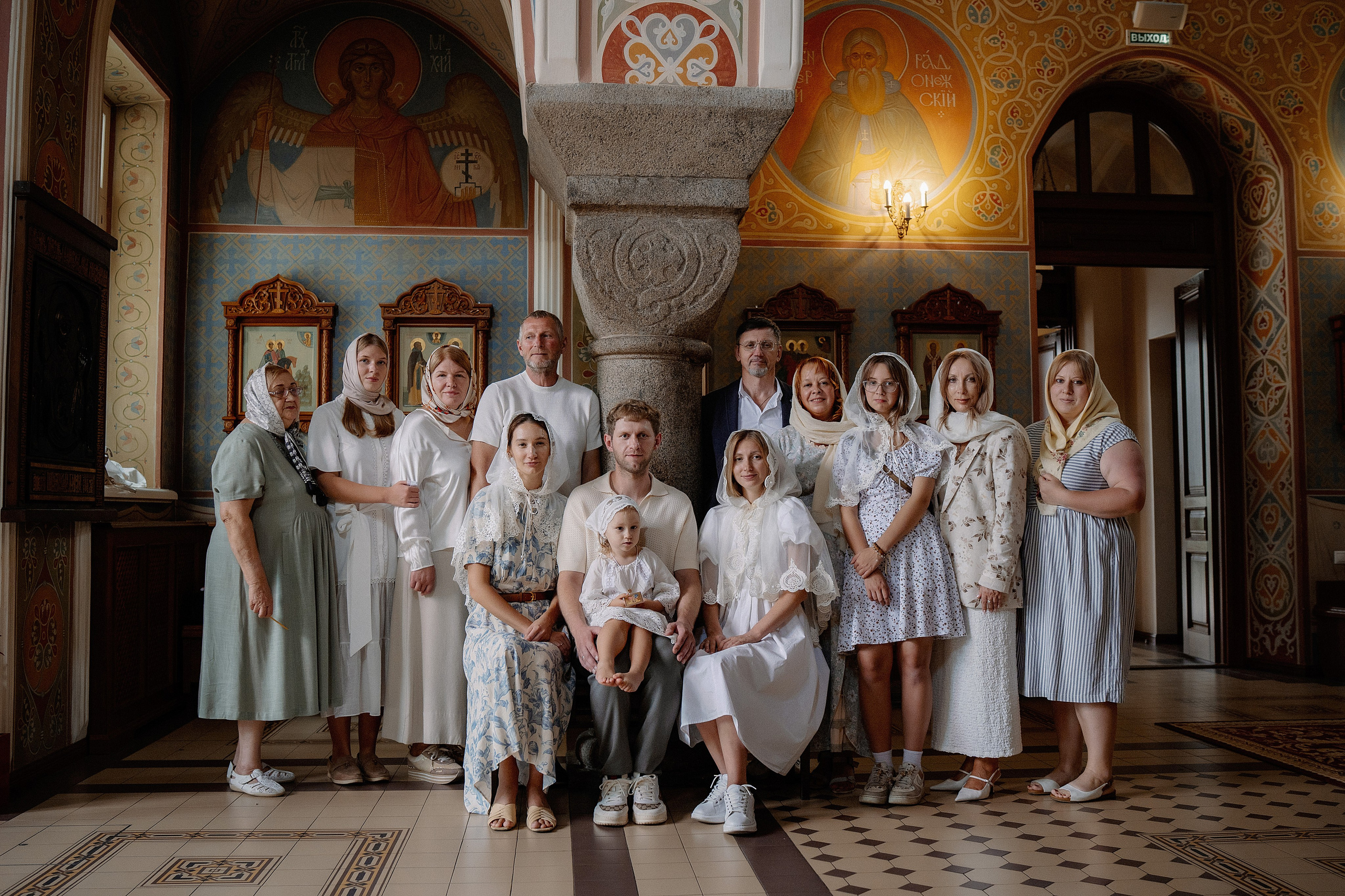 Крещение Эммы. Фотограф на Крещение и Венчание в Красноярске Рамазанова Юлия