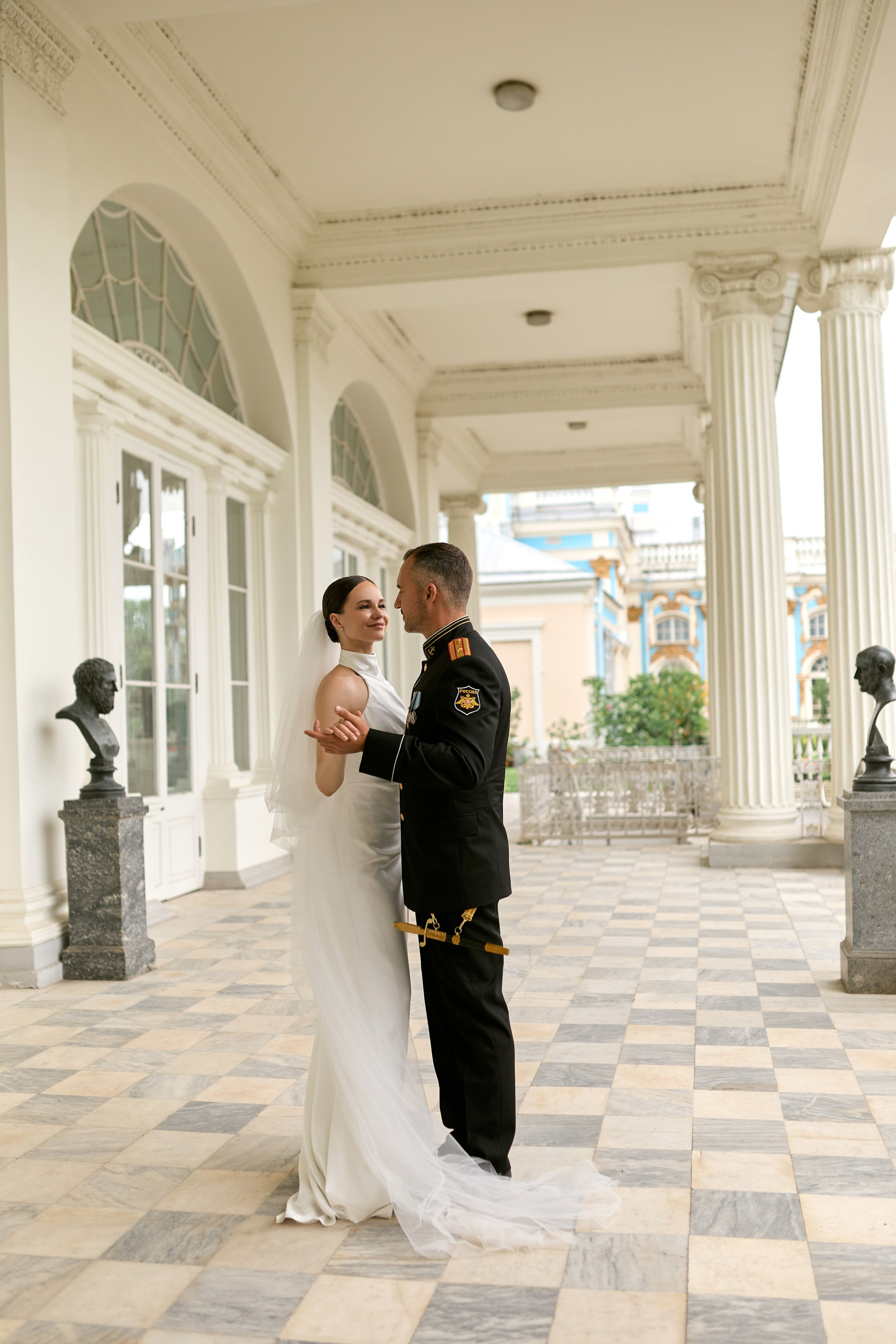 Свадебная фотосессия в резиденции Президента. Сестры Карабаза. Фотографы и ретушеры в Москве и Санкт-Петербурге