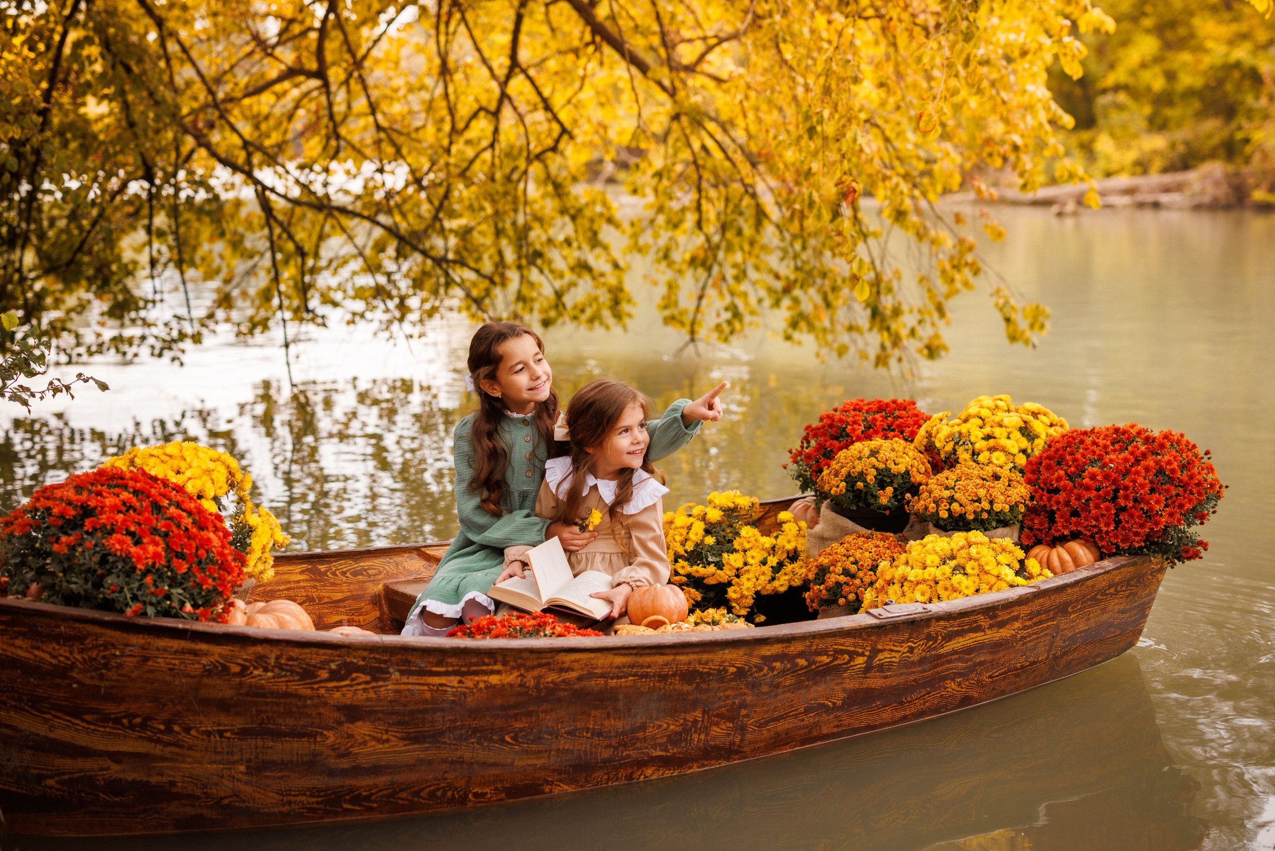 ЛОДКА, осень. Семейный и детский фотограф в Краснодаре Анна Трашкова