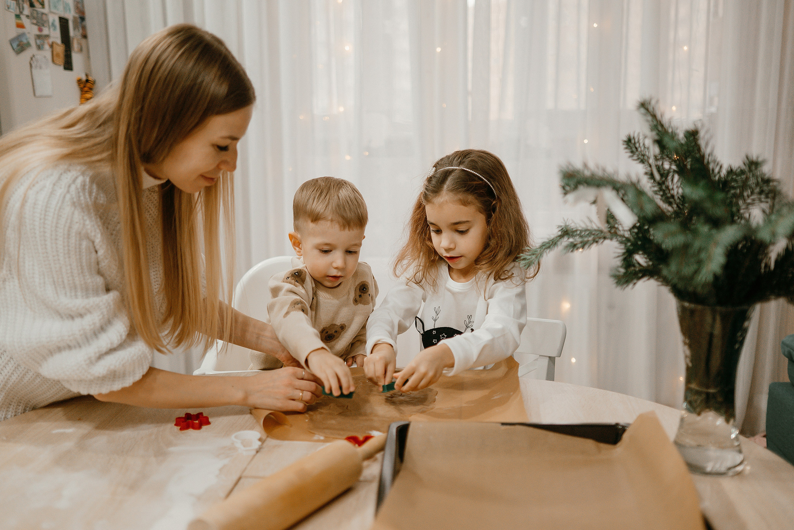 Домашняя новогодняя история. Свадебный и семейный фотограф в Ростове-на-Дону Алина Астахова
