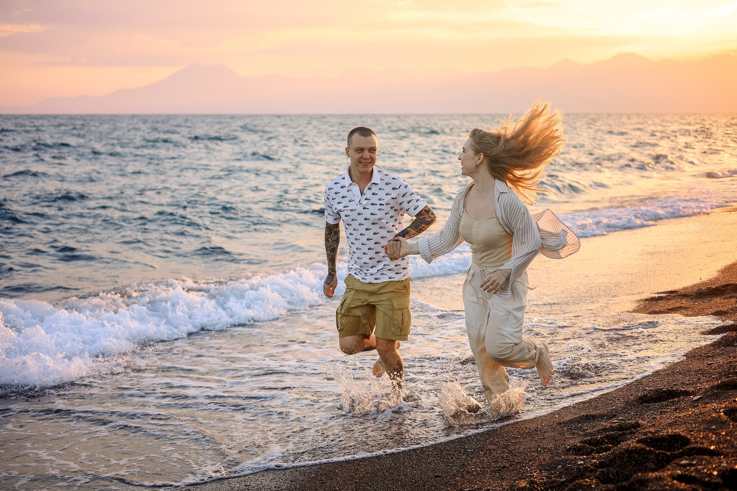 Beach shooting in Antalya