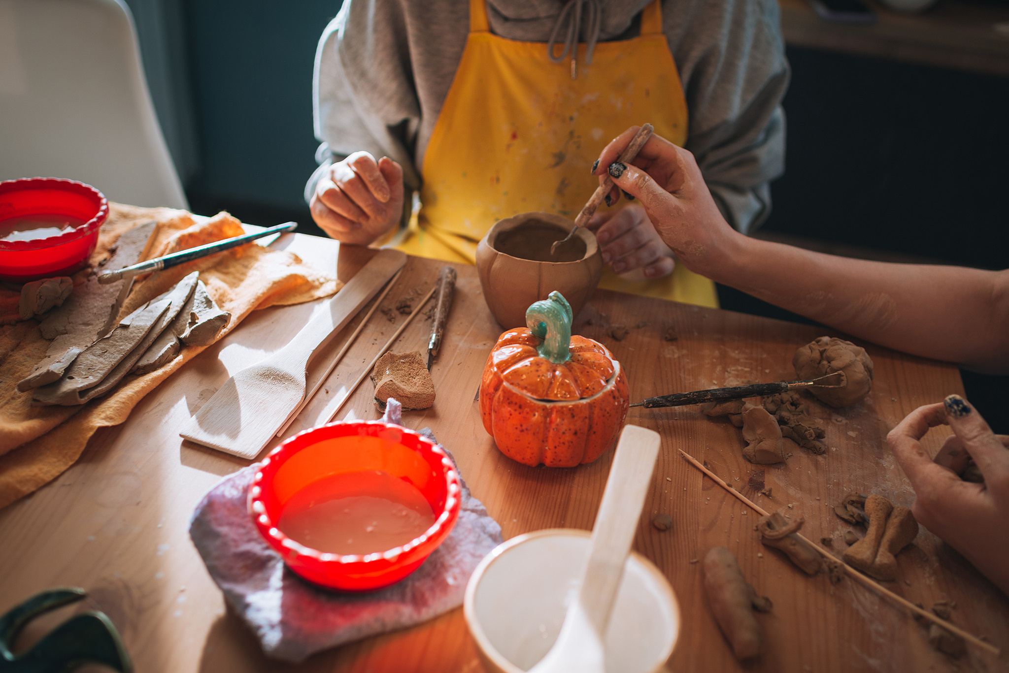МК по керамике. Репортажный фотограф в Санкт-Петербурге Анастасия Клёпова