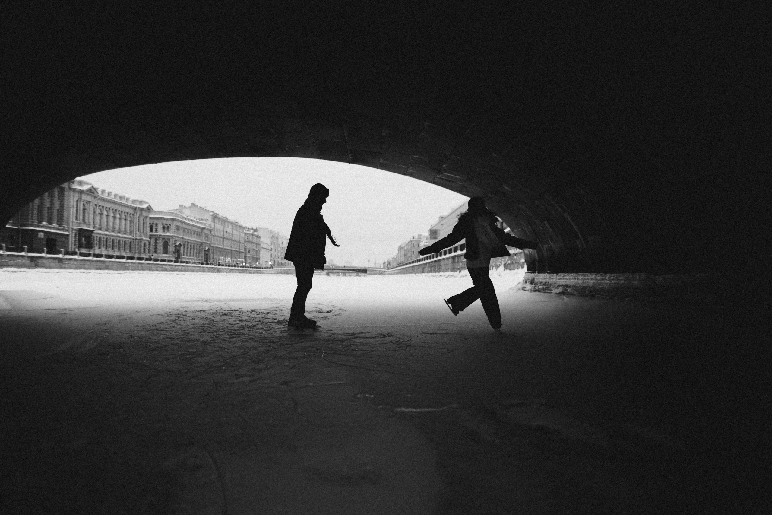 Зима на Фонтанке. Юлия Анисимова — свадебный и семейный фотограф в Санкт-Петербурге