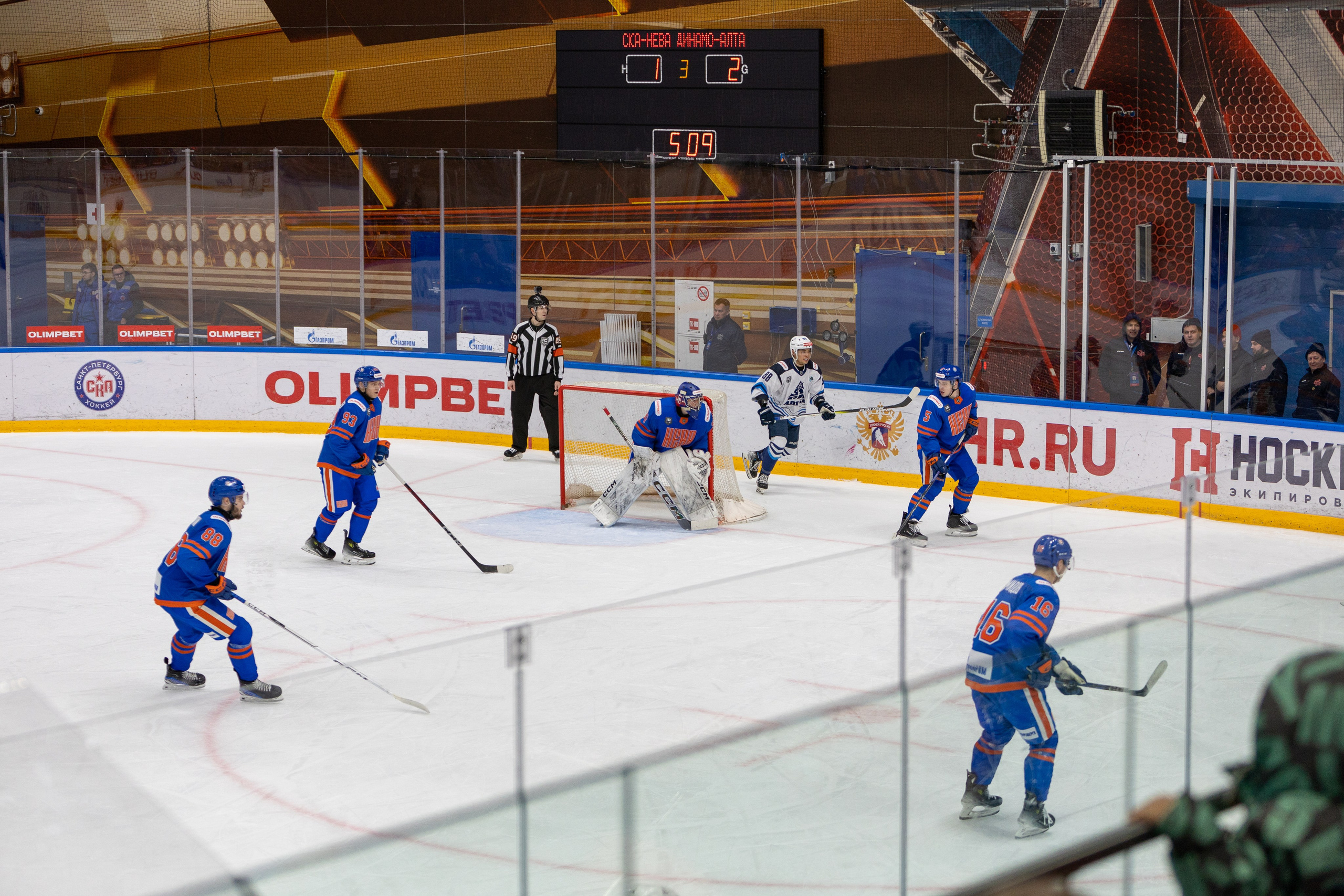 Хоккей СКА-Нева — Динамо-Алтай. Репортажный фотограф Санкт-Петербург | Роман Карбышев