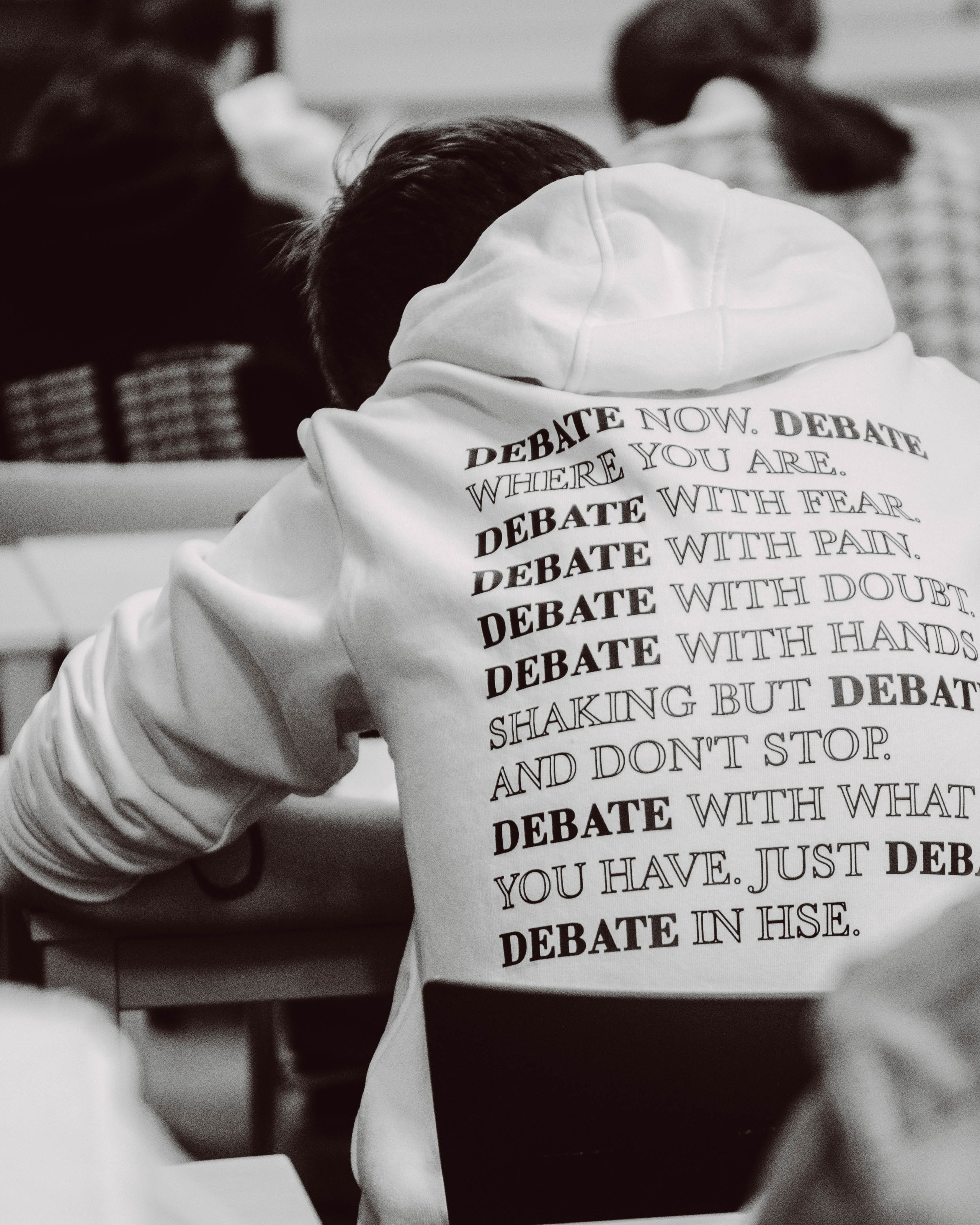 Внутренний турнир Клуба дебатов ВШЭ. Фотограф Валерия Пэун