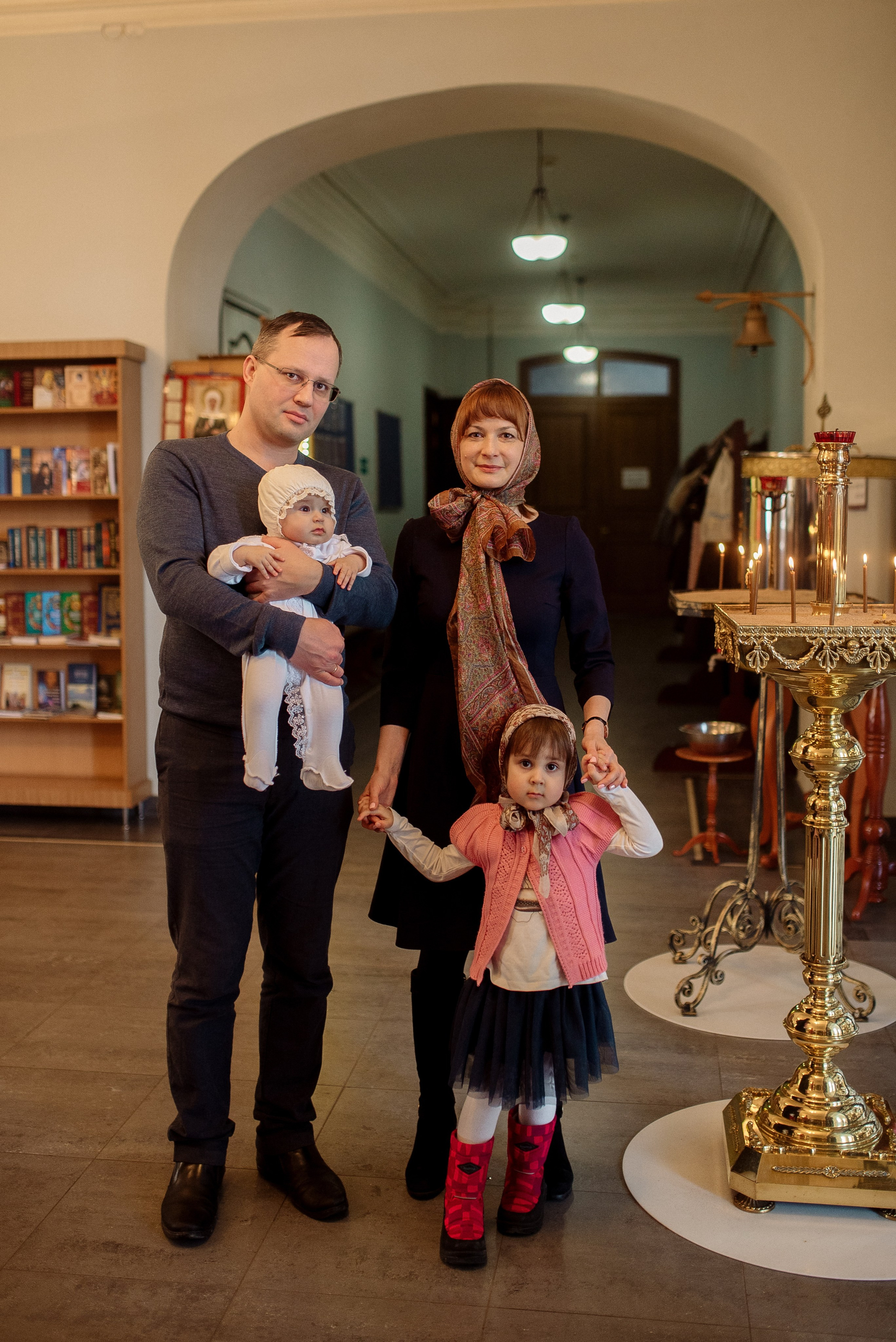 Крещение Алисы. Фотограф Мария Стрелкова