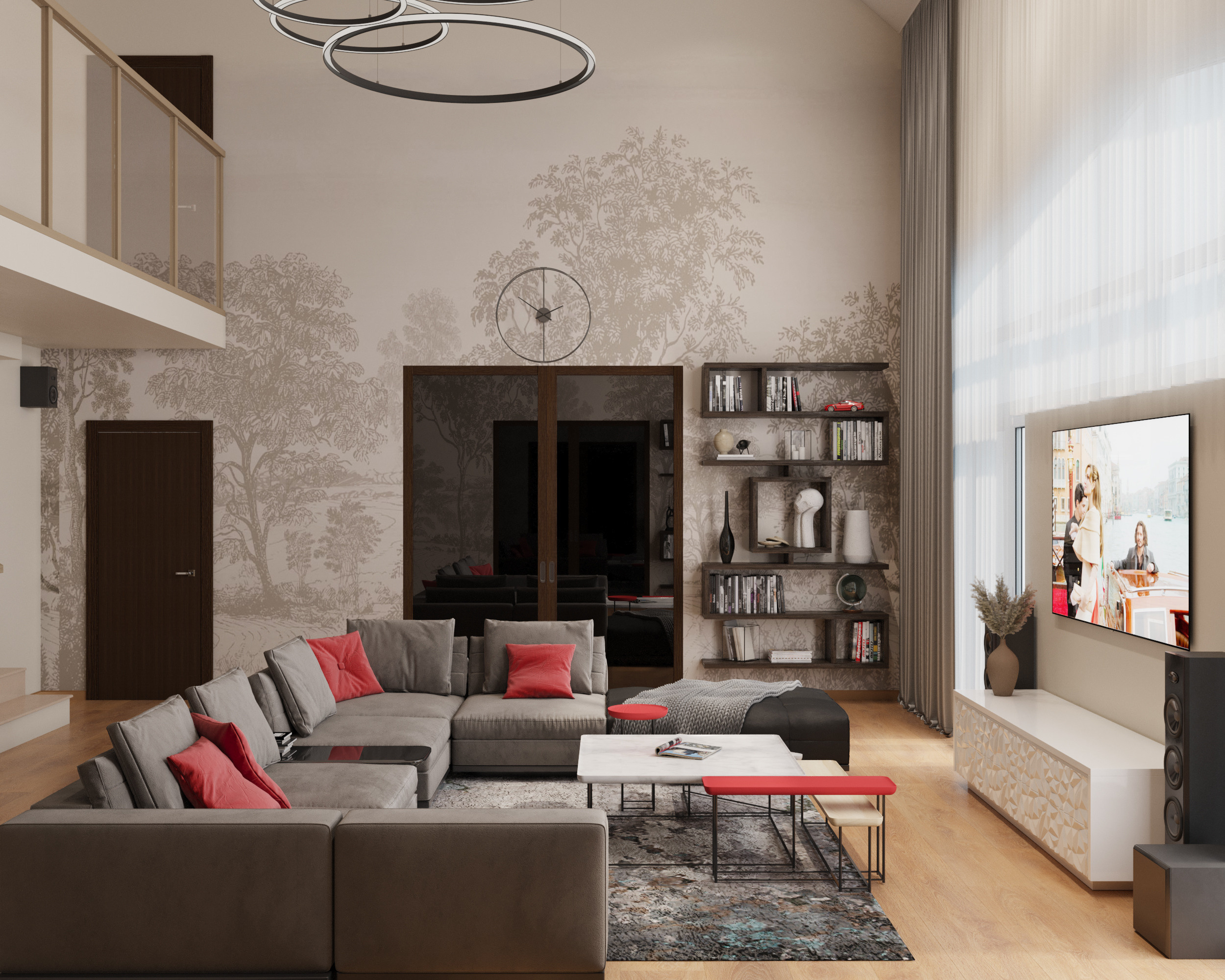 Проект Юрлово Гостиная Дизайн Проект Интерьера