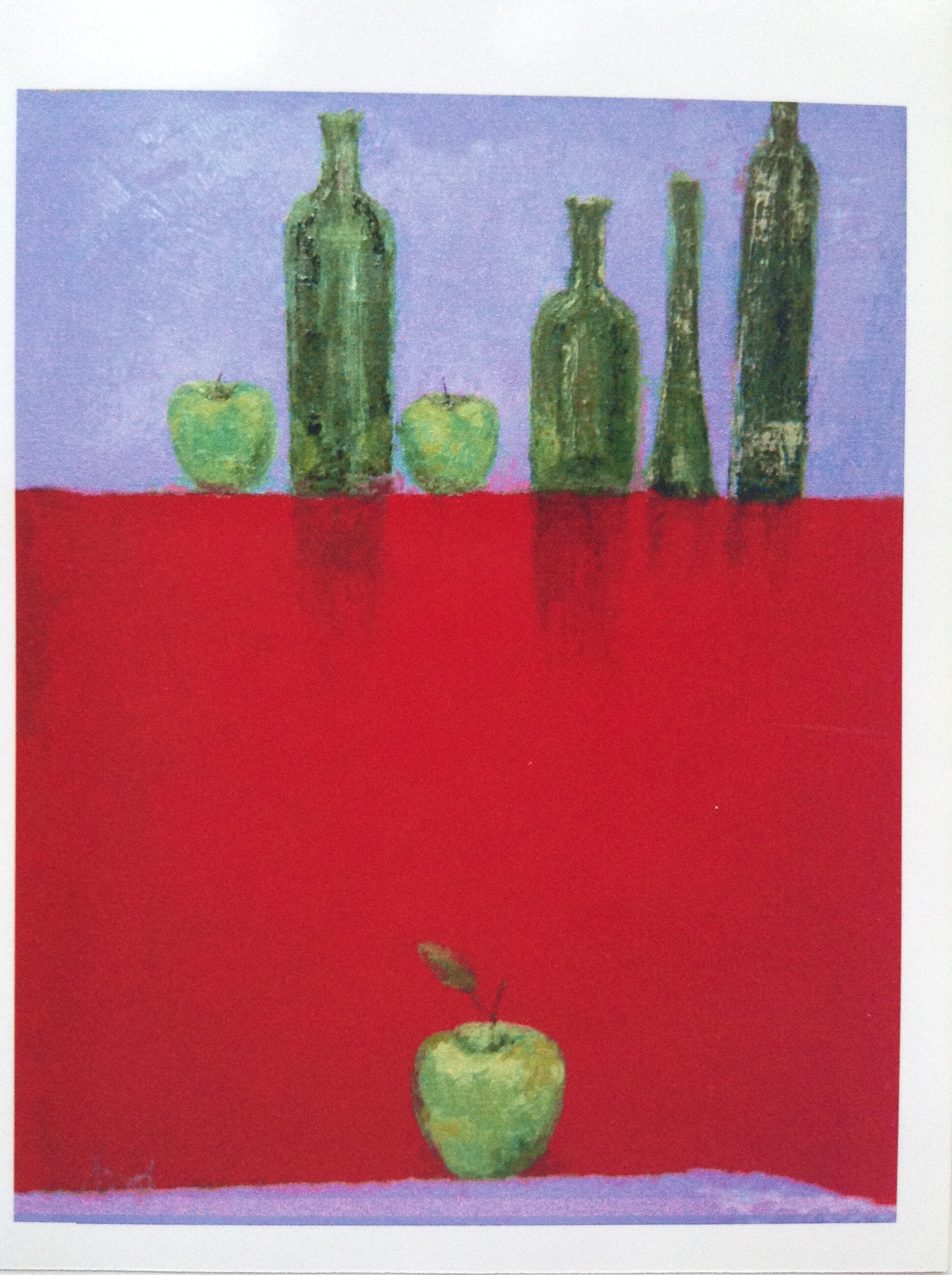 «Фиолетово!» 70х90 холст, масло  70х100 см 2002 г