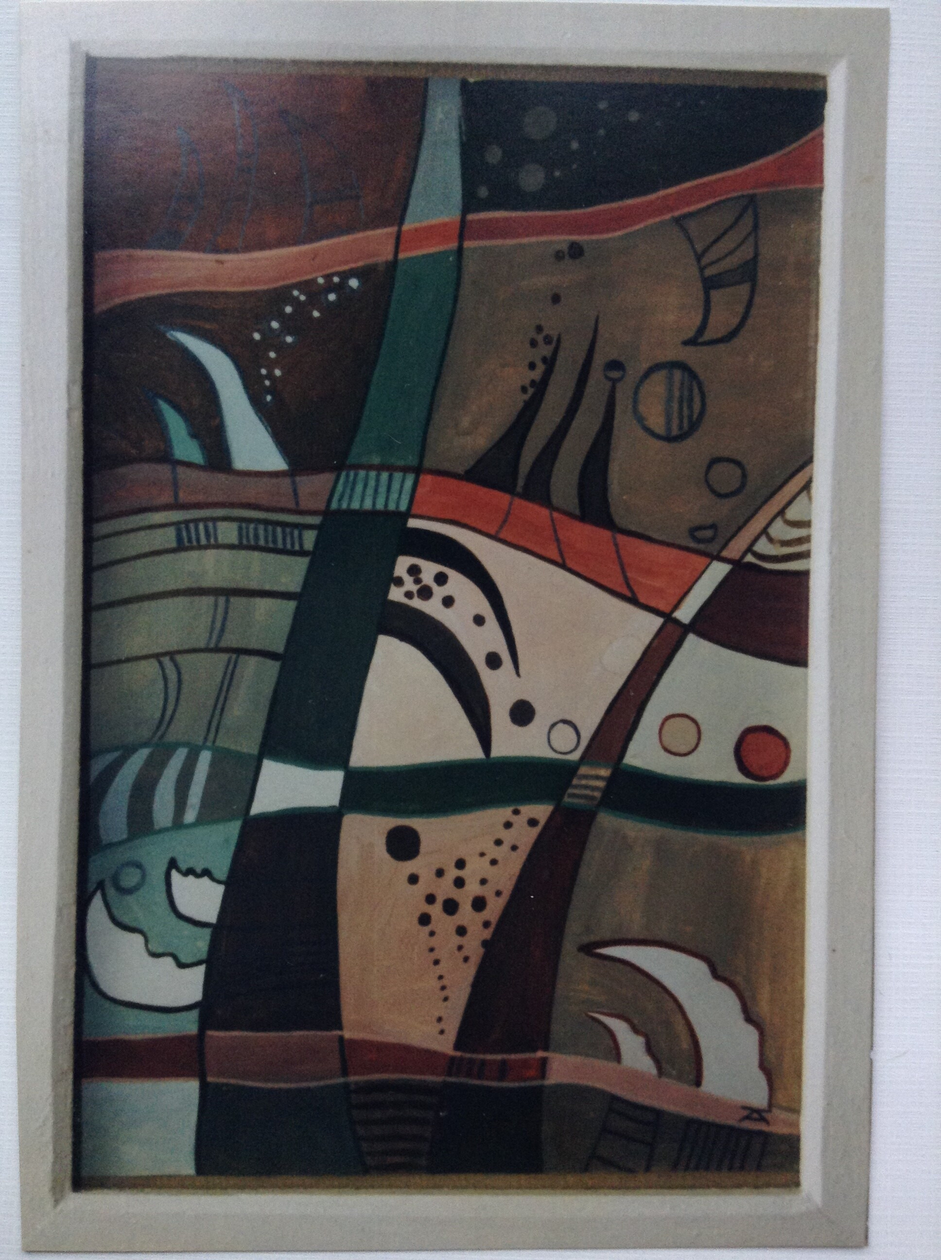 «ДОРОГИ – дОроги»  графика, темпера 20х30 см 1990 г